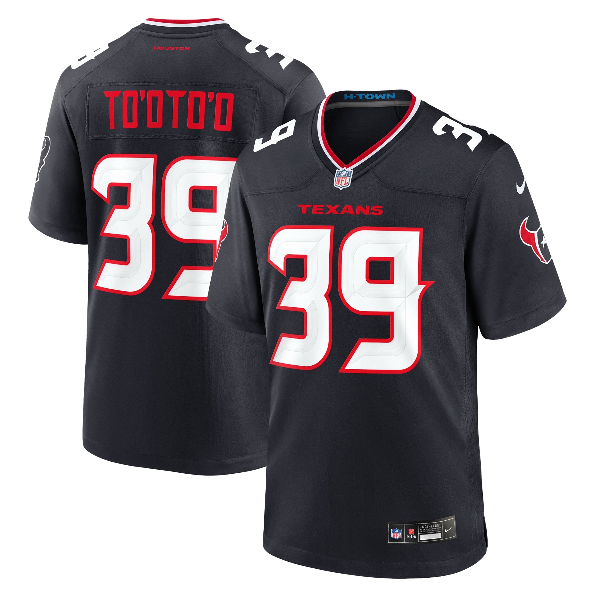 Henry To'oto'o Houston Texans Nike Team Game Jersey -  Navy