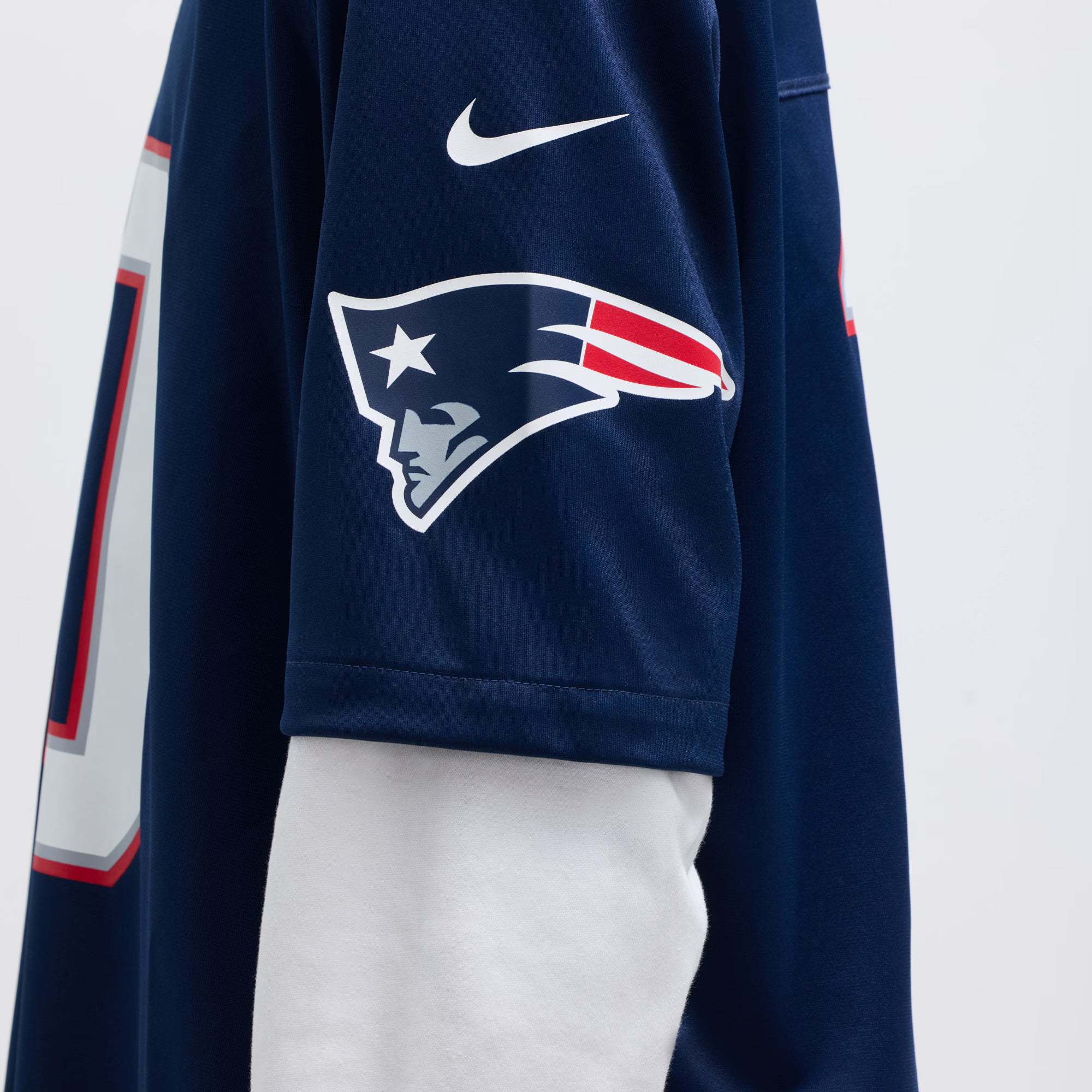 Drake Maye New England Patriots Nike  Player Game Jersey - Navy