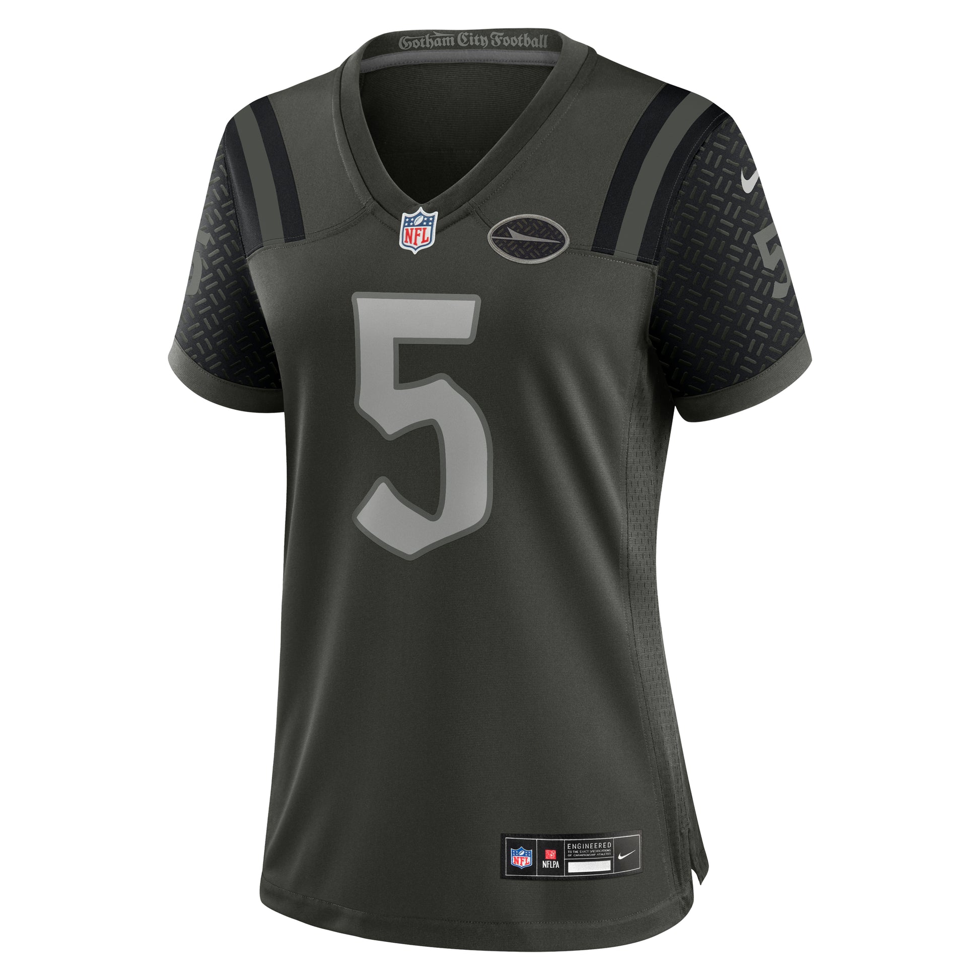 Garrett Wilson New York Jets Nike Women's 2025 Rivalries Collection Game Jersey - Gotham Green