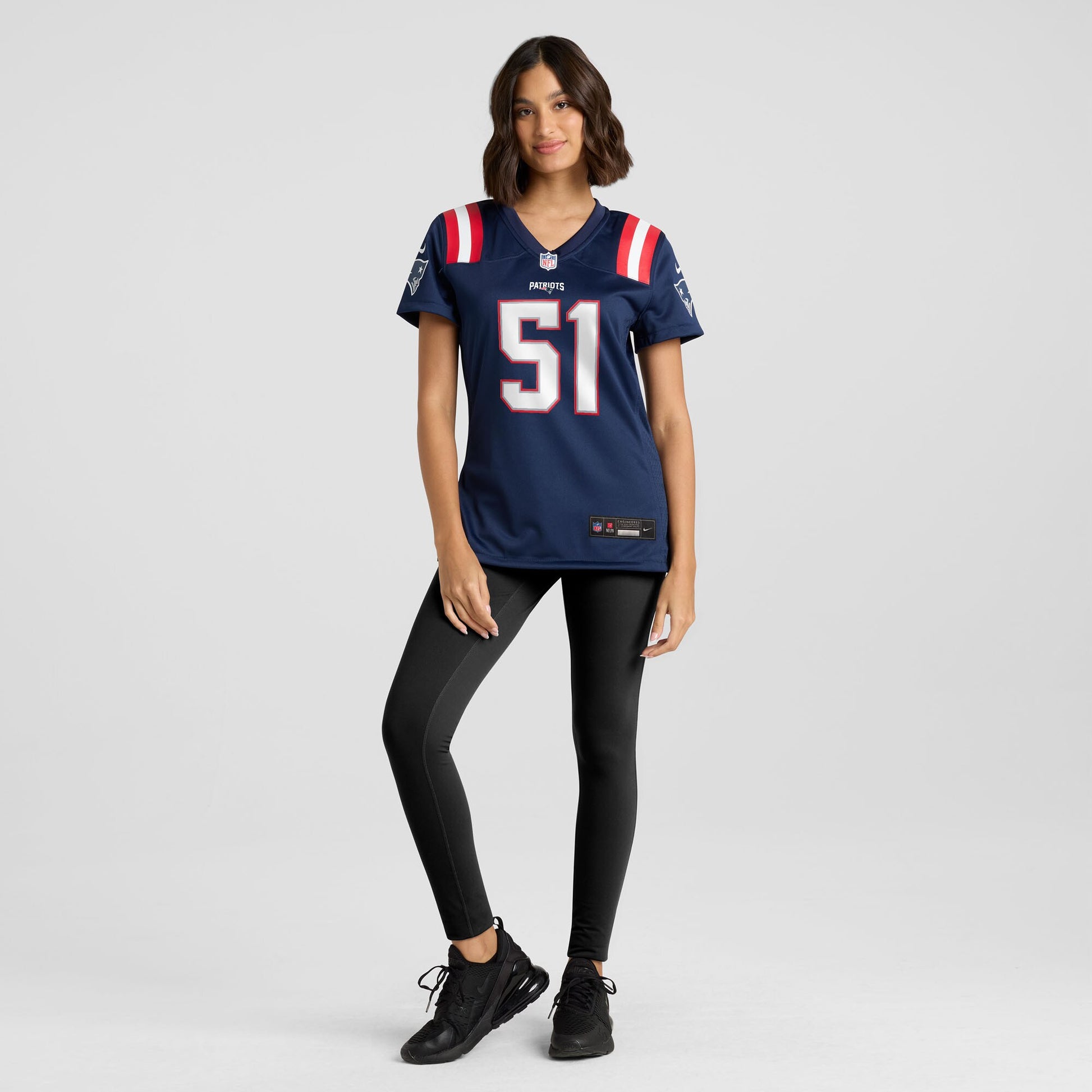 Jack Gibbens New England Patriots Nike Women's Team Game Jersey -  Navy