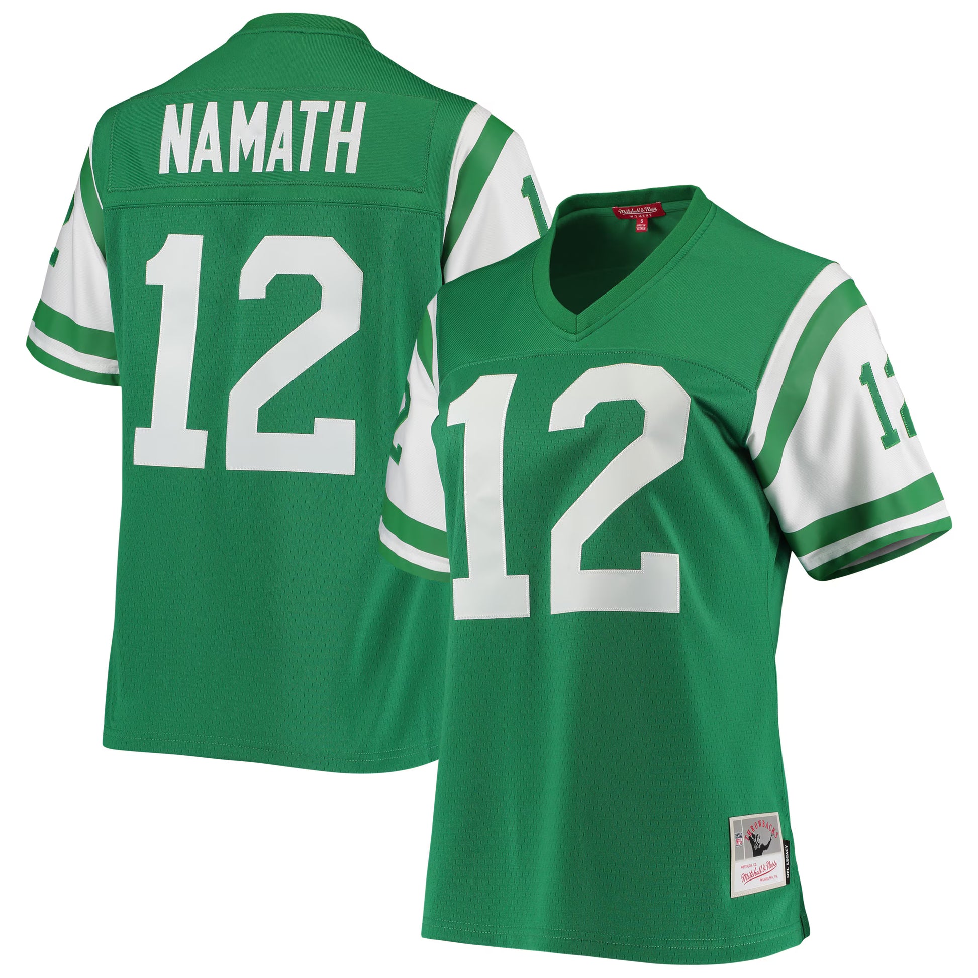 Joe Namath New York Jets Mitchell &amp; Ness Women's 1969 Legacy Replica Jersey - Green
