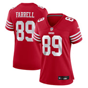 Luke Farrell San Francisco 49ers Nike Women's Team Game Jersey -  Scarlet