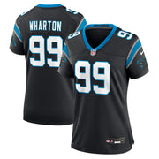 Tershawn Wharton Carolina Panthers Nike Women's Team Game Jersey -  Black