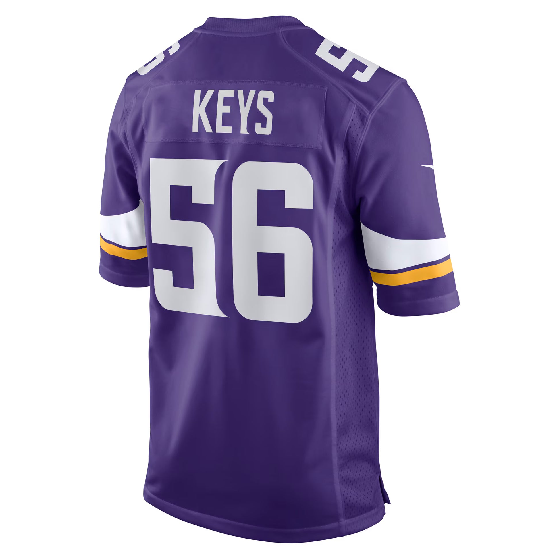 Austin Keys Minnesota Vikings Nike Team Game Jersey -  Purple