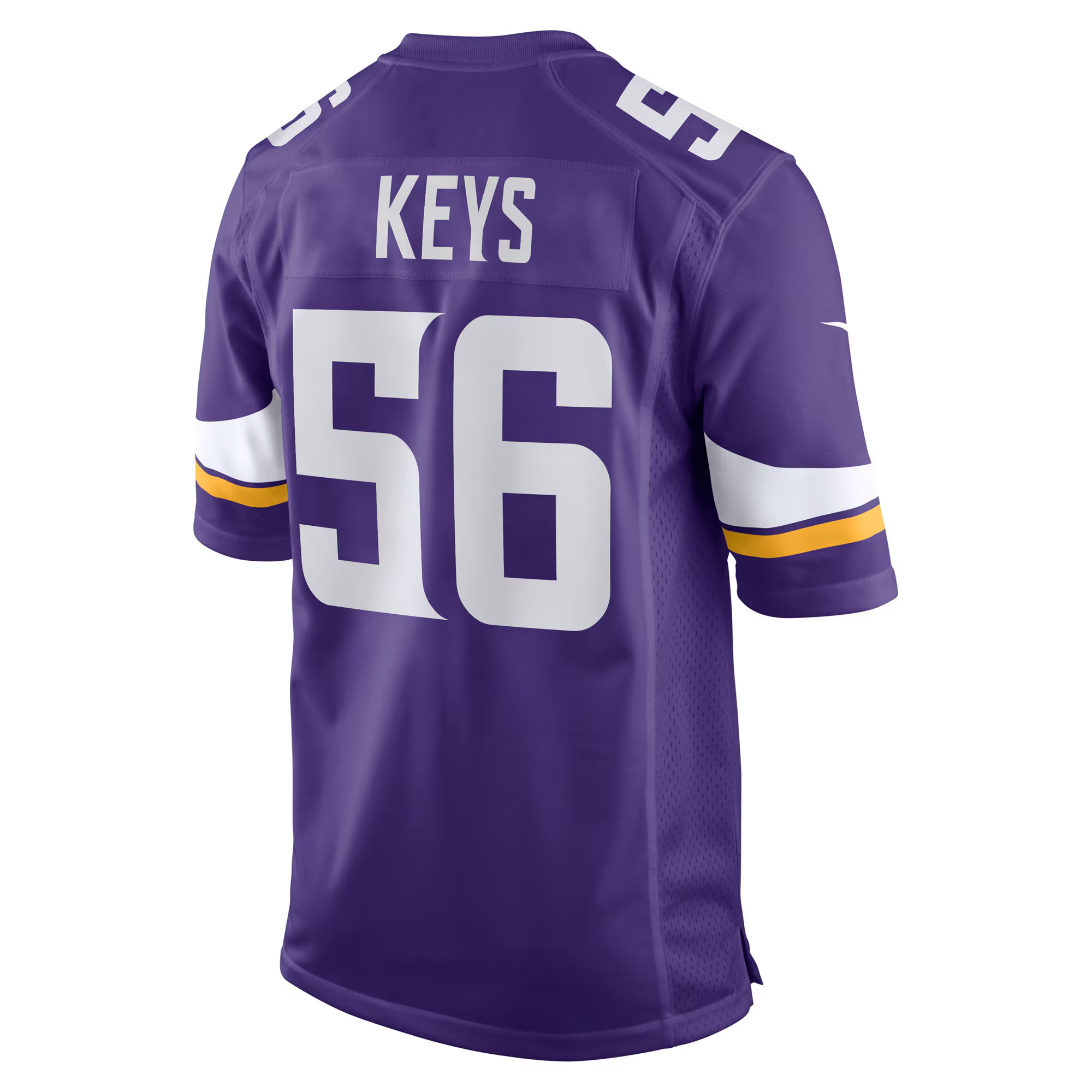 Austin Keys Minnesota Vikings Nike Team Game Jersey -  Purple