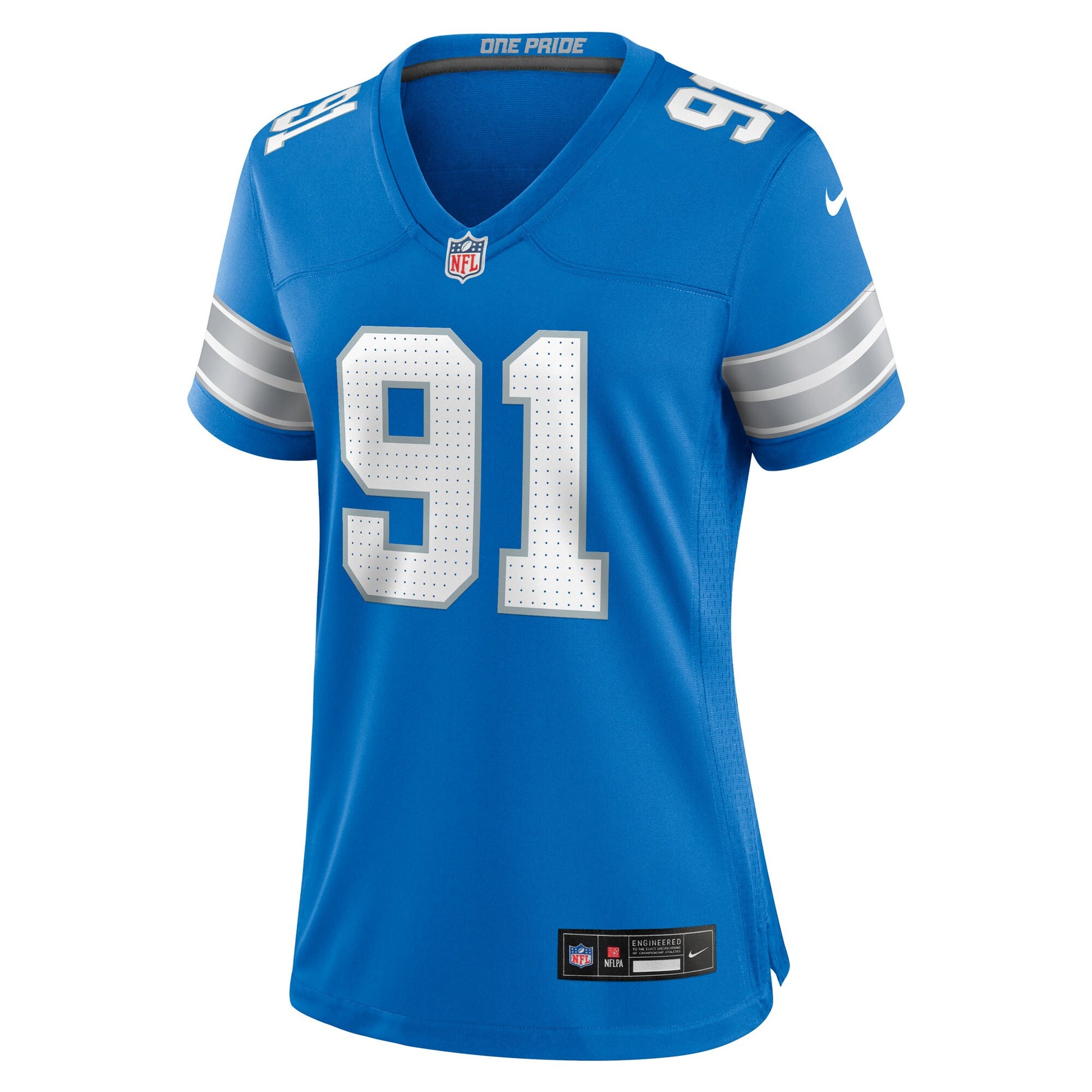 Tyleik Williams Detroit Lions Nike Women's Team Game Jersey -  Blue