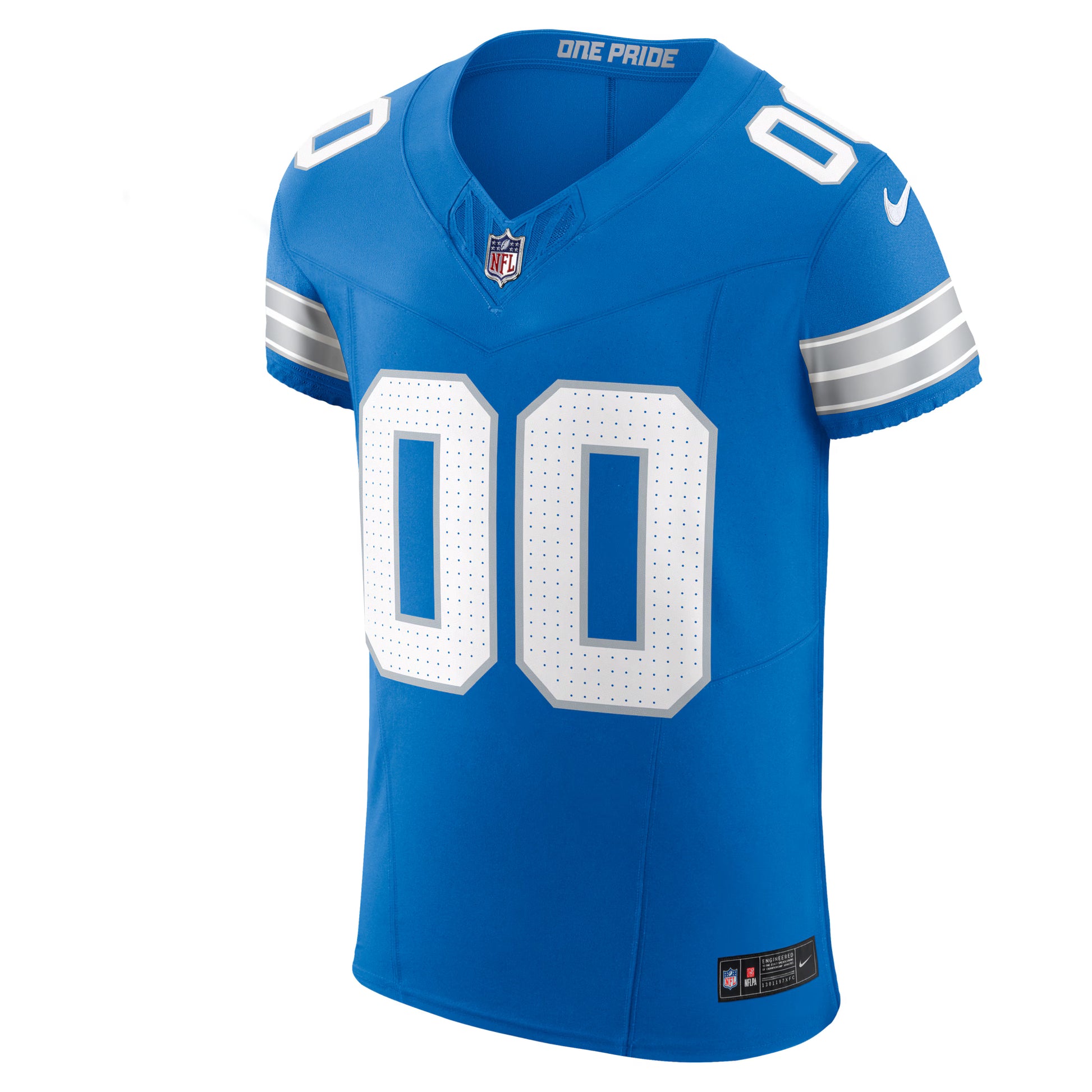 Detroit Lions Nike Team Vapor F.U.S.E. Elite Custom Jersey -  Blue