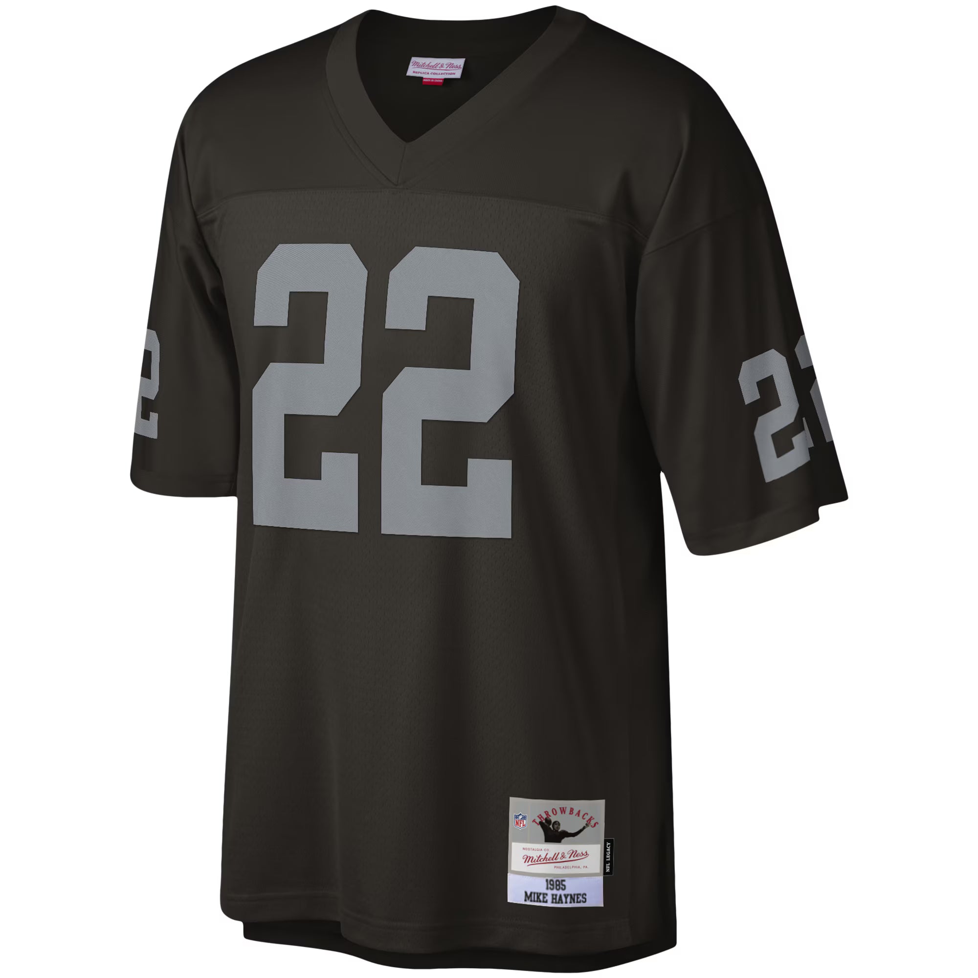Mike Haynes Las Vegas Raiders Mitchell &amp; Ness Legacy Replica Jersey - Black