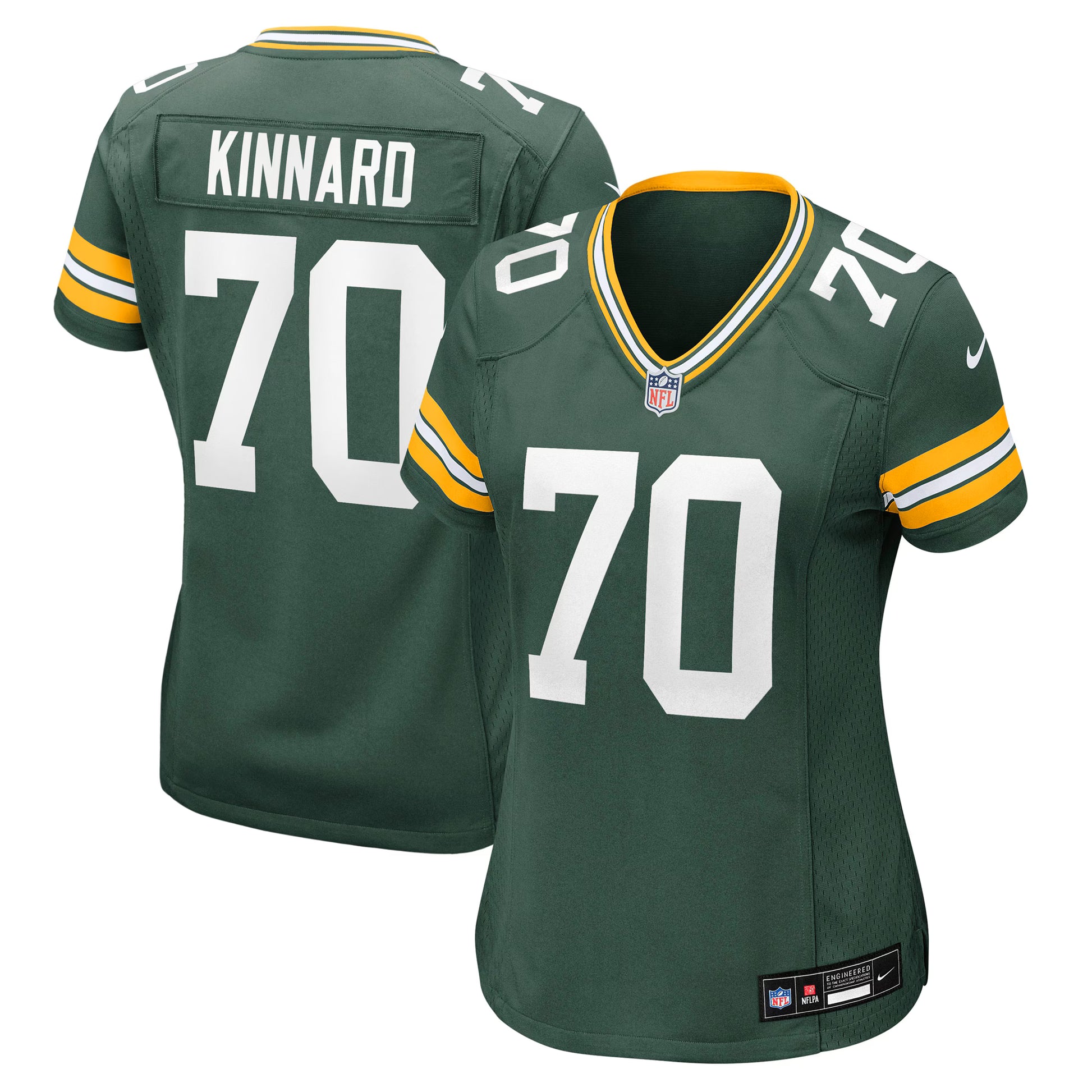 Darian Kinnard Green Bay Packers Nike Women's Team Game Jersey -  Green