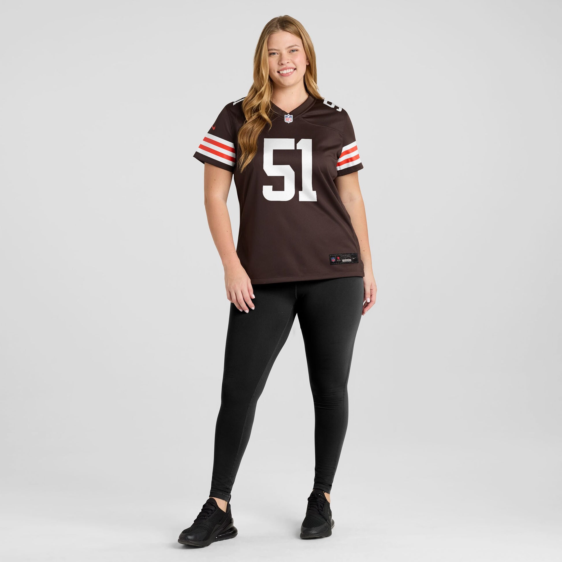 Mike Hall Jr. Cleveland Browns Nike Women's Team Game Jersey -  Brown