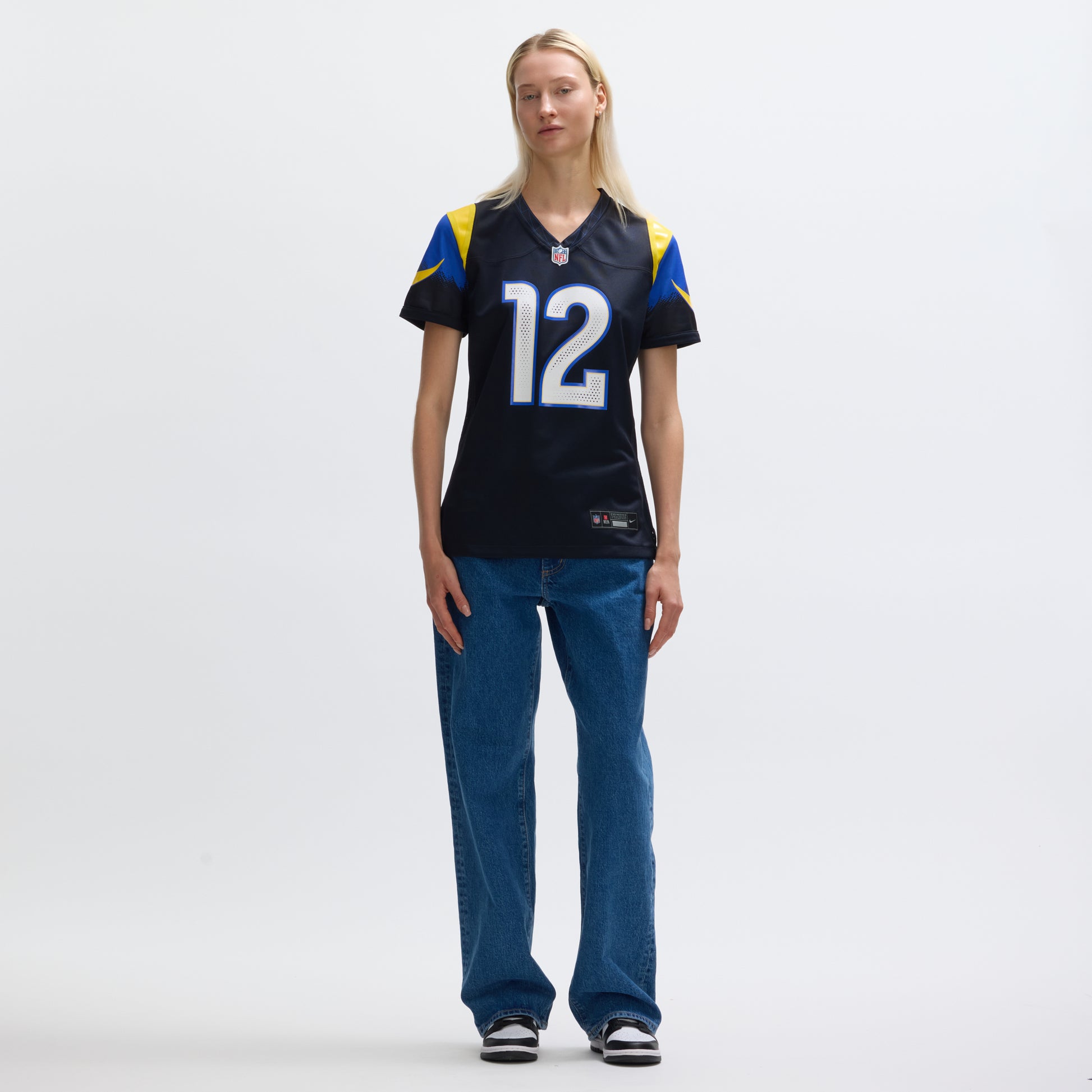Puka Nacua Los Angeles Rams Nike Women's 2025 Rivalries Collection Game Jersey - Midnight Blue