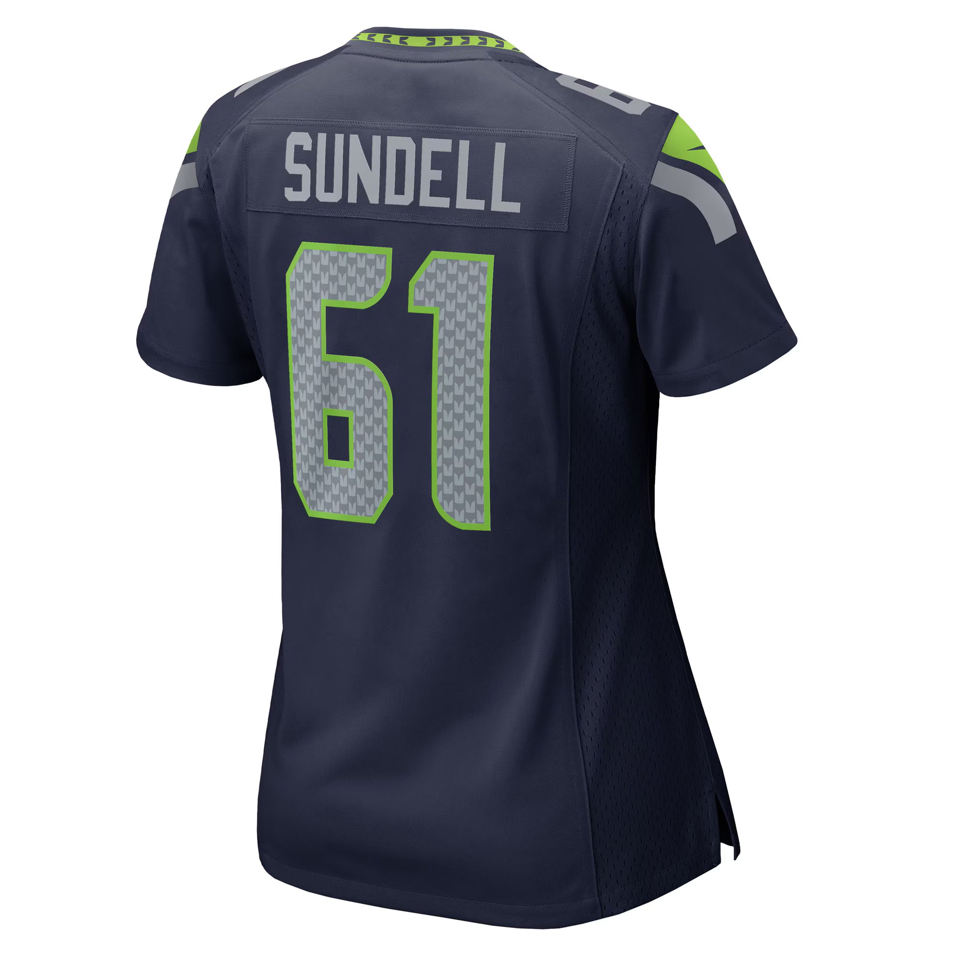 Jalen Sundell Seattle Seahawks Nike Women's Team Game Jersey -  College Navy
