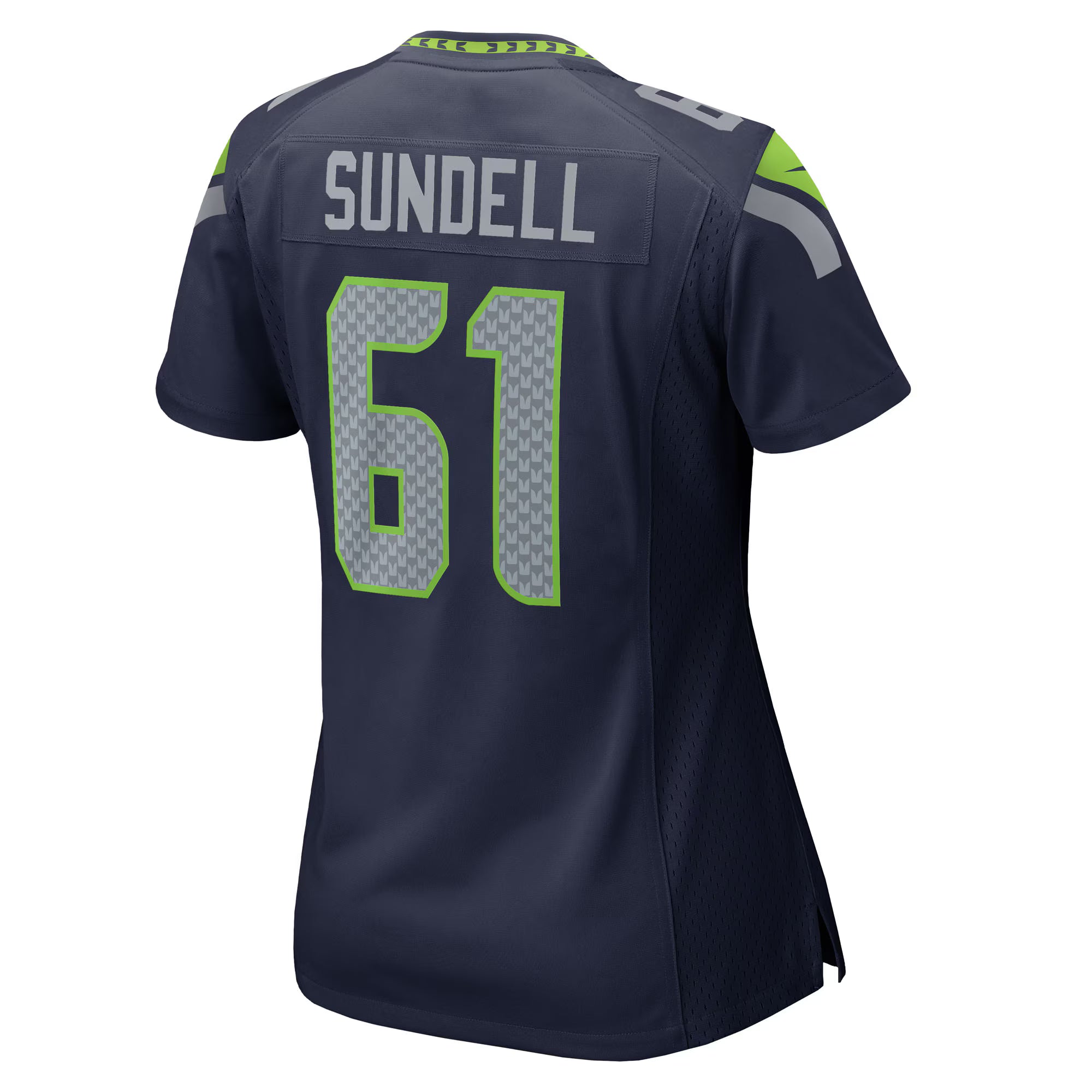 Jalen Sundell Seattle Seahawks Nike Women's Team Game Jersey -  College Navy