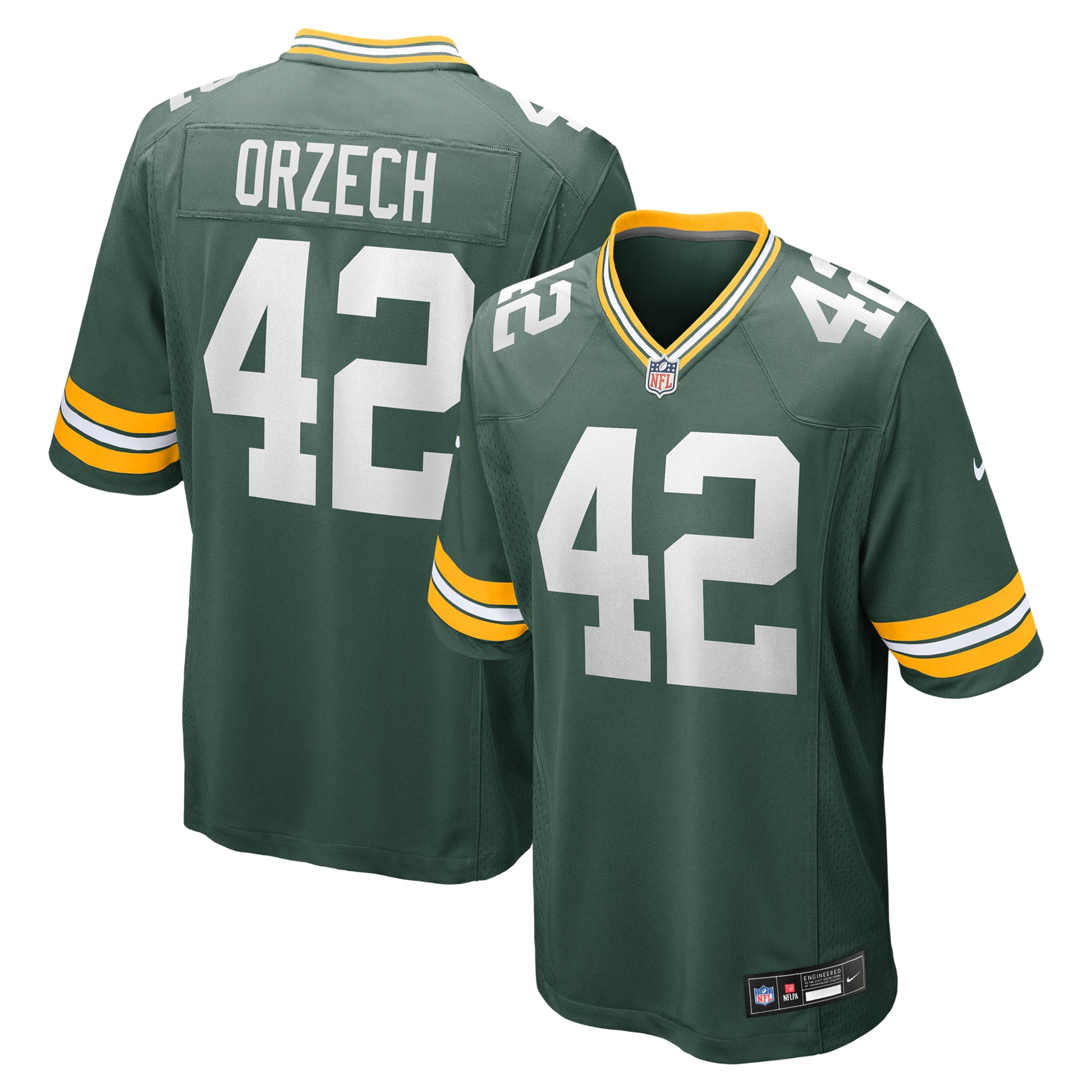 Matt Orzech Green Bay Packers Nike  Game Jersey -  Green