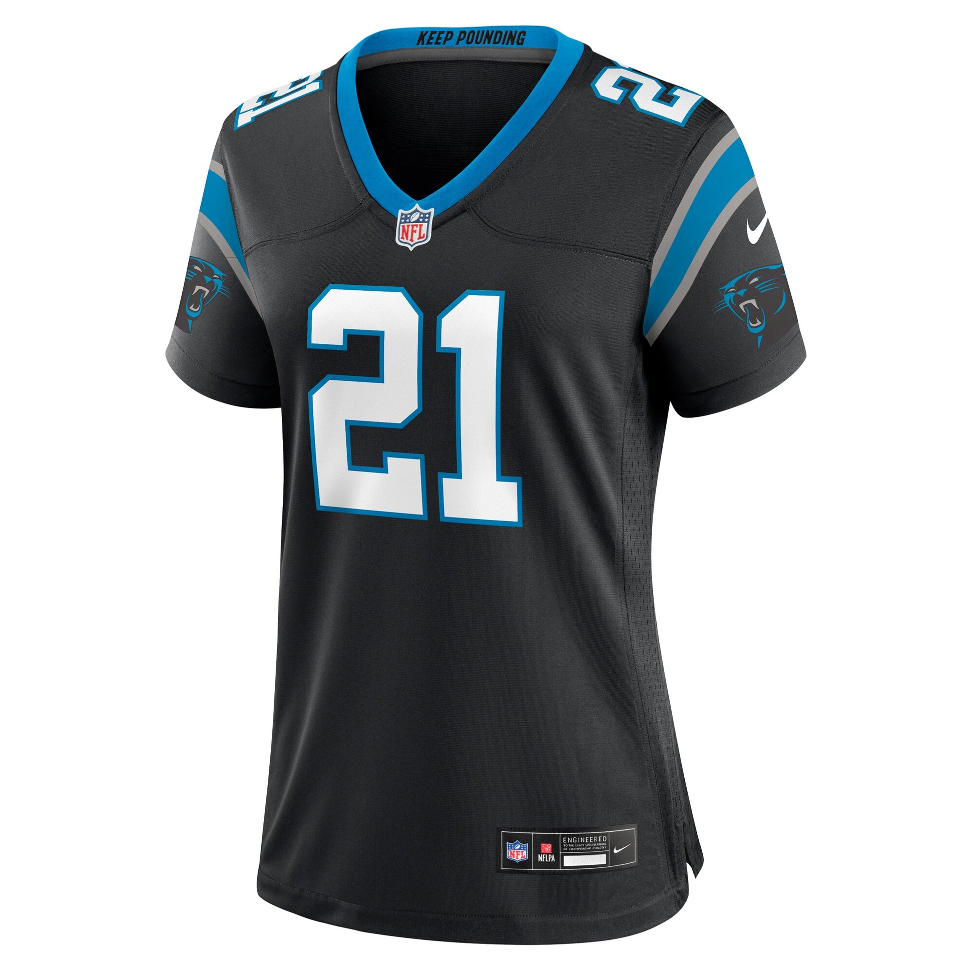 Nick Scott Carolina Panthers Nike Women's  Game Jersey -  Black