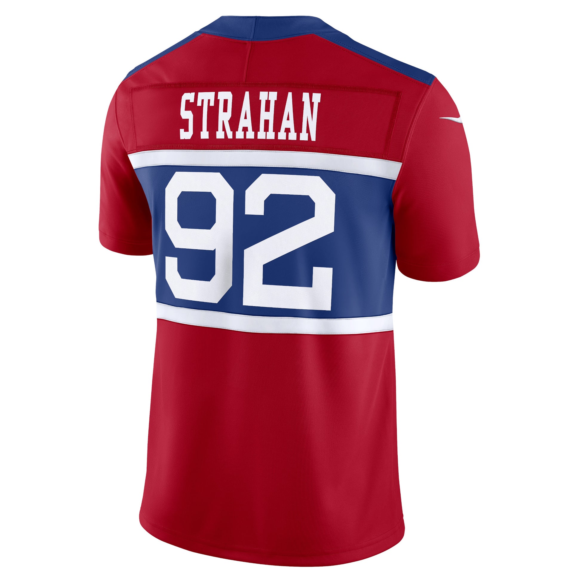Michael Strahan New York Giants Nike Alternate Vapor F.U.S.E. Retired Player Limited Jersey - Century Red