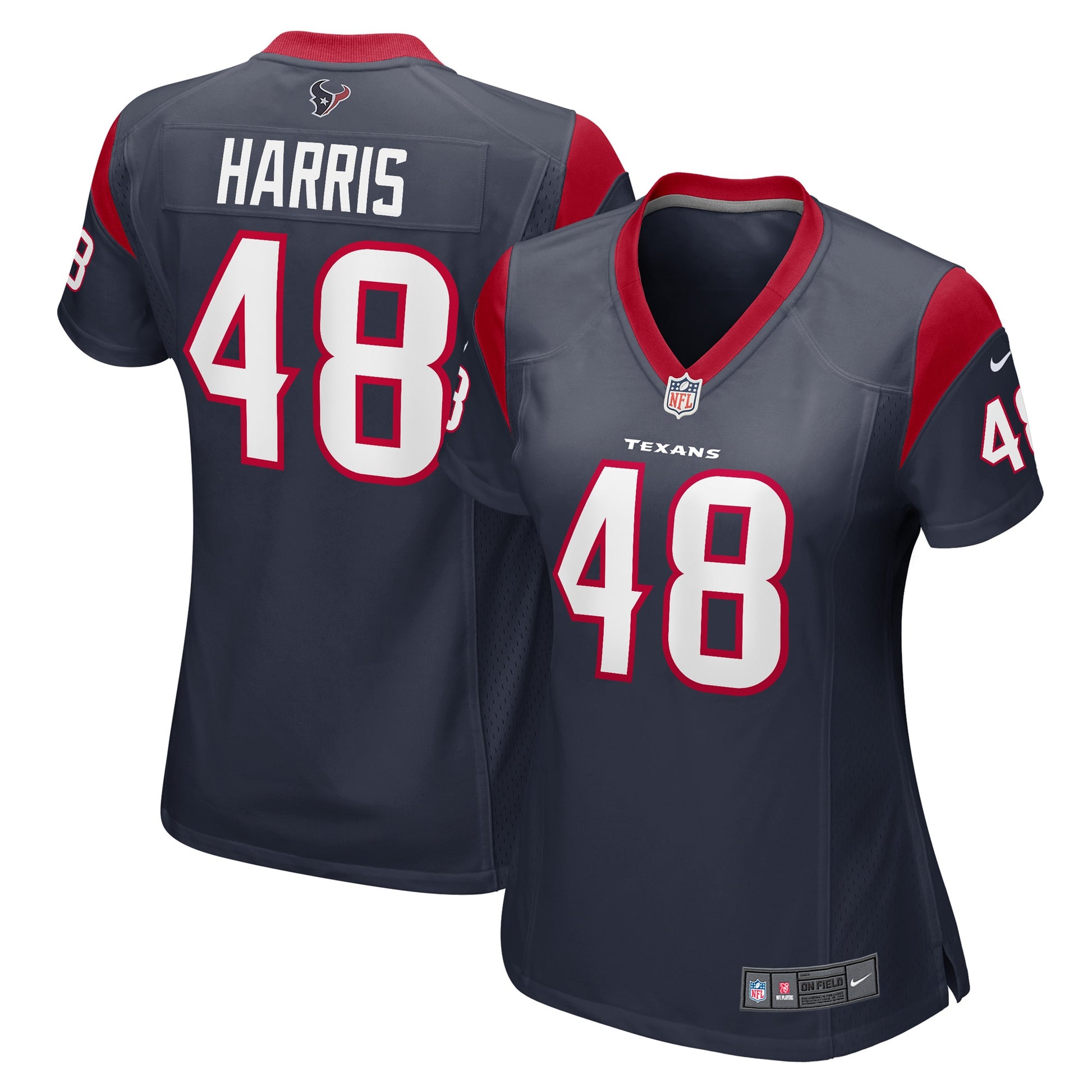 Christian Harris Houston Texans Nike Women's Game Player Jersey - Navy