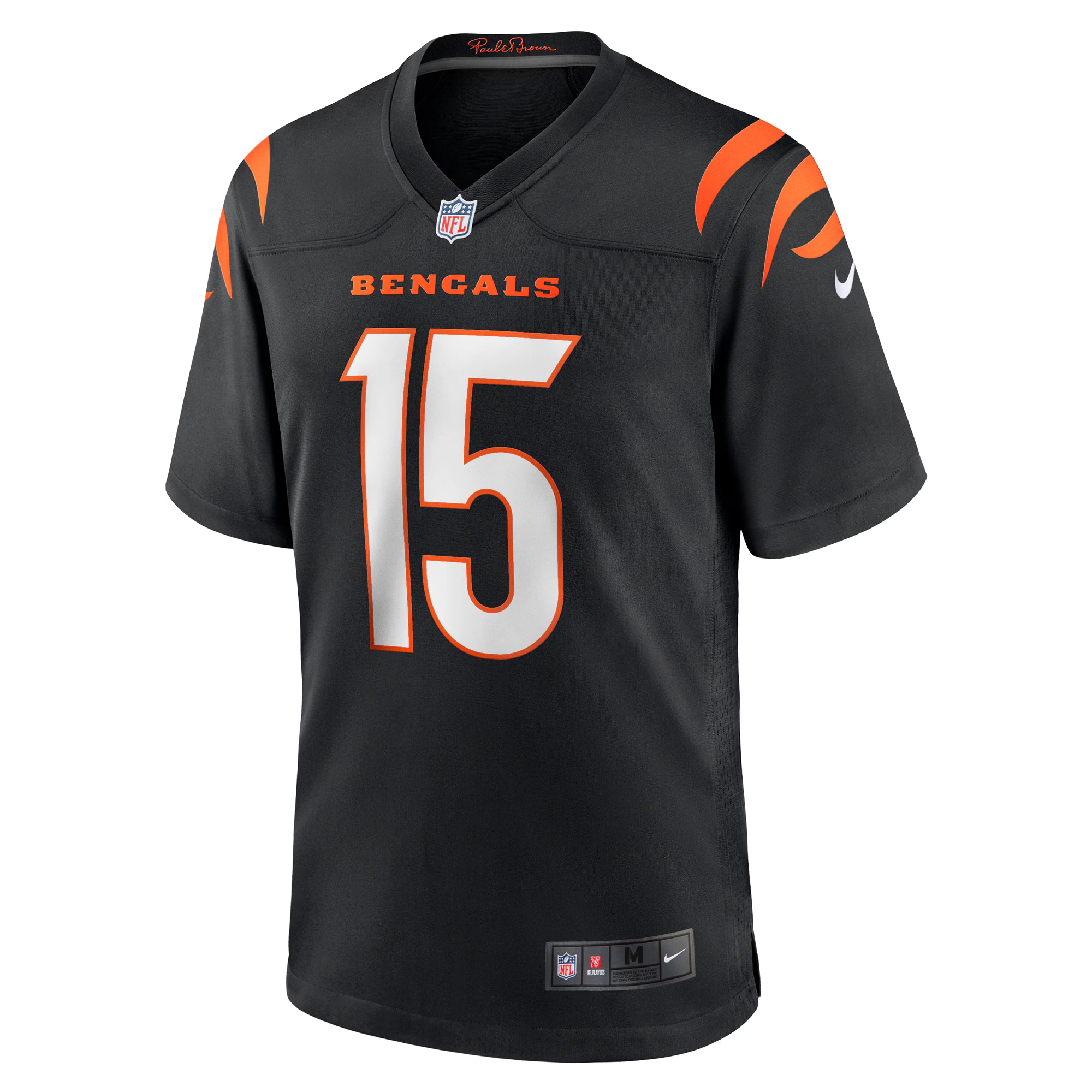 Charlie Jones Cincinnati Bengals Nike Team Game Jersey -  Black