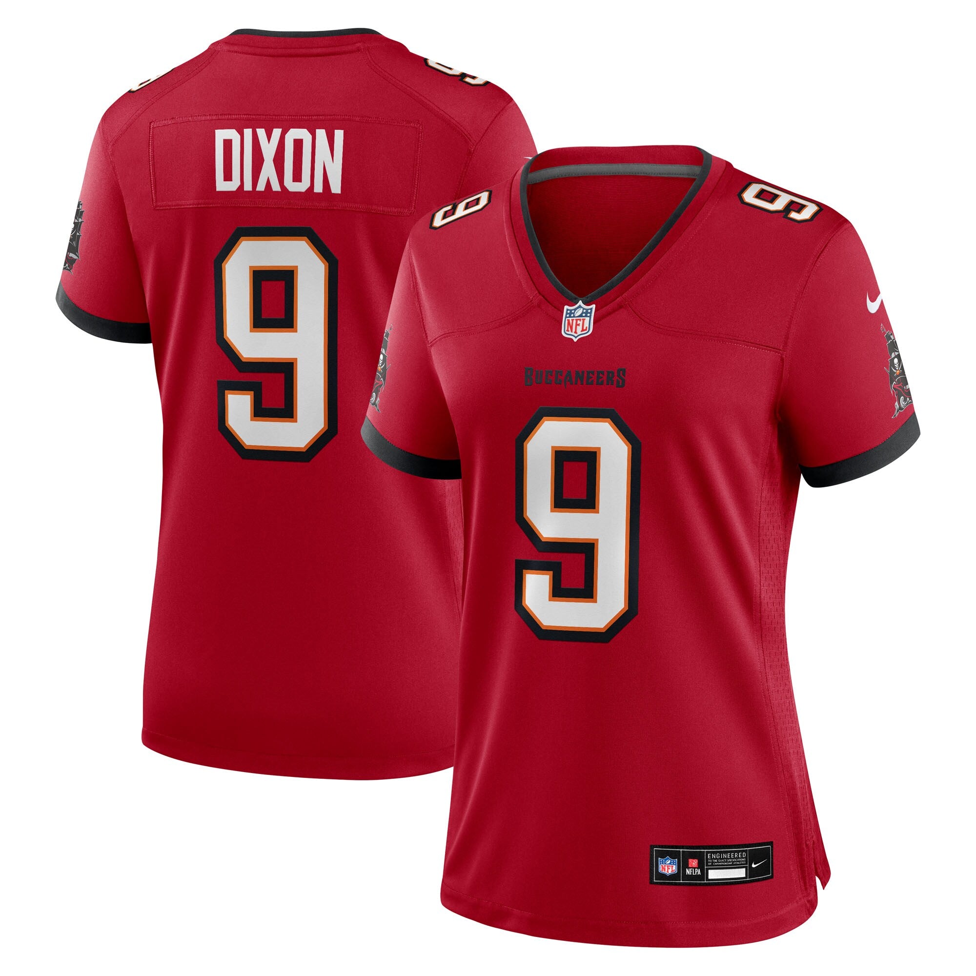 Riley Dixon Tampa Bay Buccaneers Nike Women's Team Game Jersey -  Red