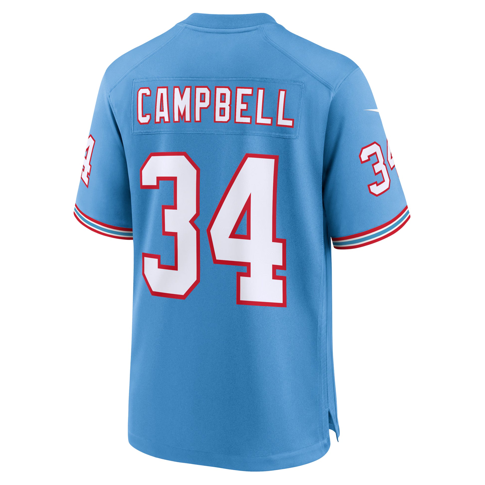 Earl Campbell Tennessee Titans Nike Retired Player Alternate Game Jersey - Light Blue