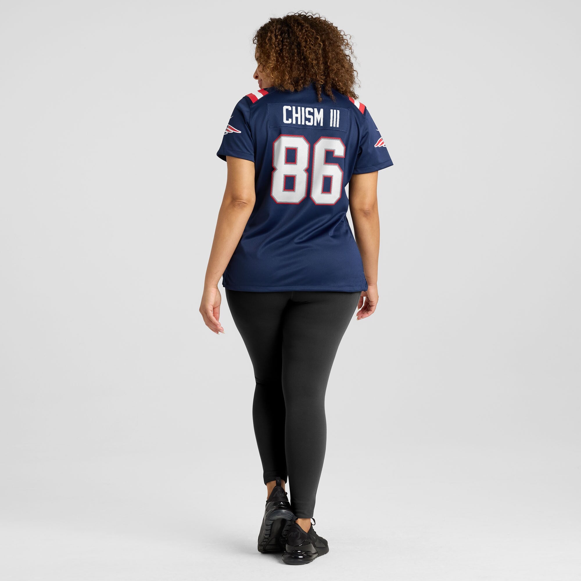Efton Chism III New England Patriots Nike Women's Team Game Jersey -  Navy