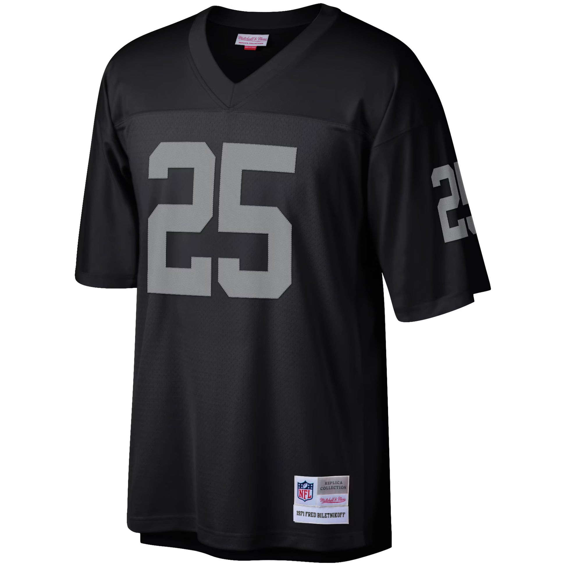 Fred Biletnikoff Las Vegas Raiders Mitchell &amp; Ness Retired Player Legacy Replica Jersey - Black