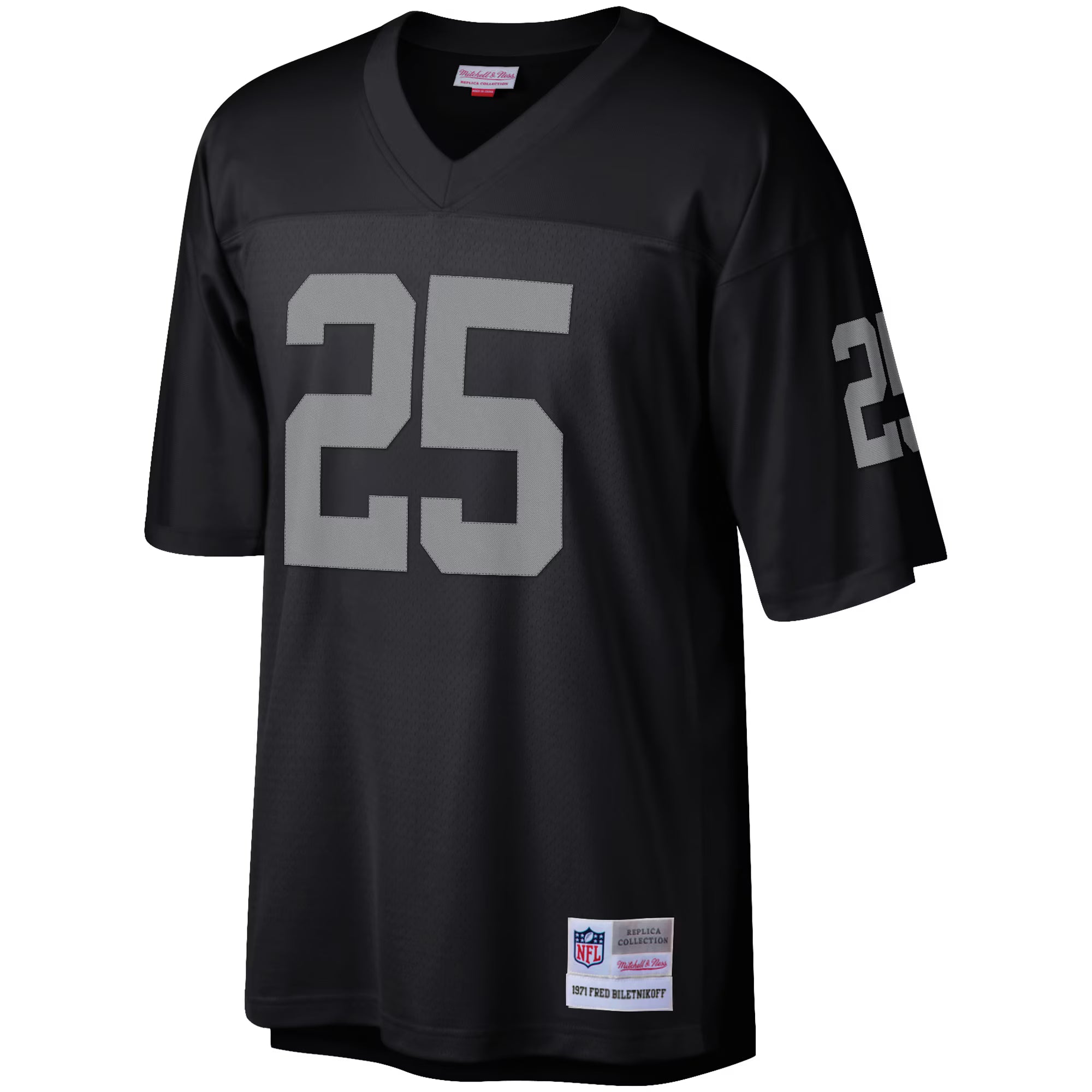 Fred Biletnikoff Las Vegas Raiders Mitchell &amp; Ness Retired Player Legacy Replica Jersey - Black