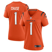 Ja'Marr Chase Cincinnati Bengals Nike Women's Alternate Game Jersey -  Orange