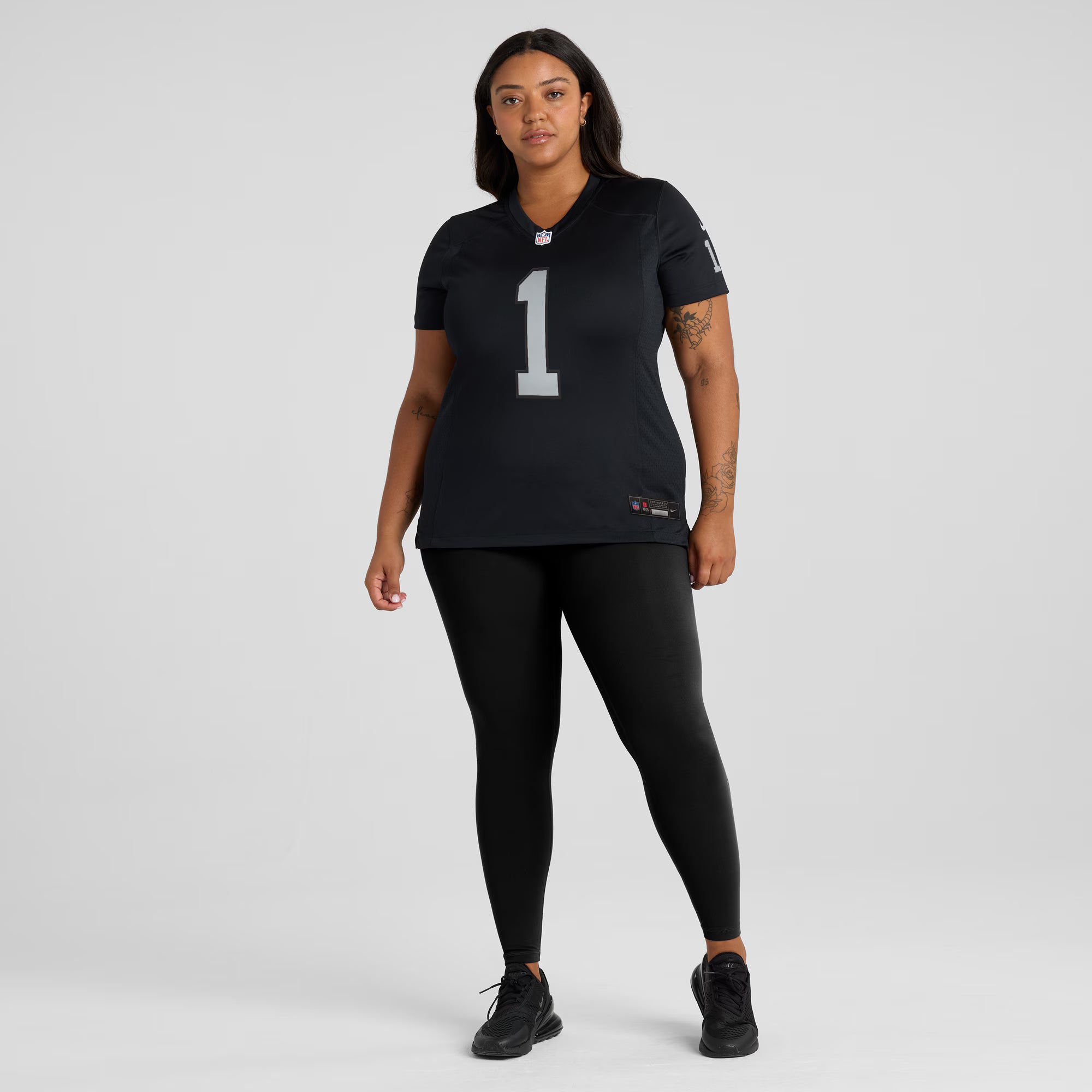 Number 1 Mom Las Vegas Raiders Nike Women's Game Jersey - Black