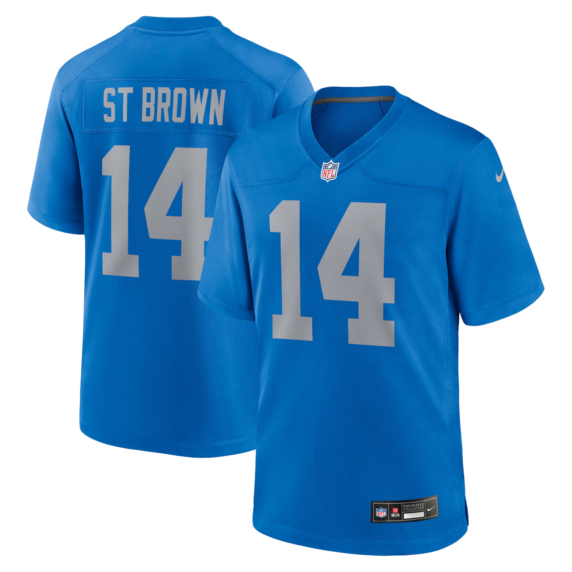 Amon-Ra St. Brown Detroit Lions Nike Alternate Game Jersey -  Blue