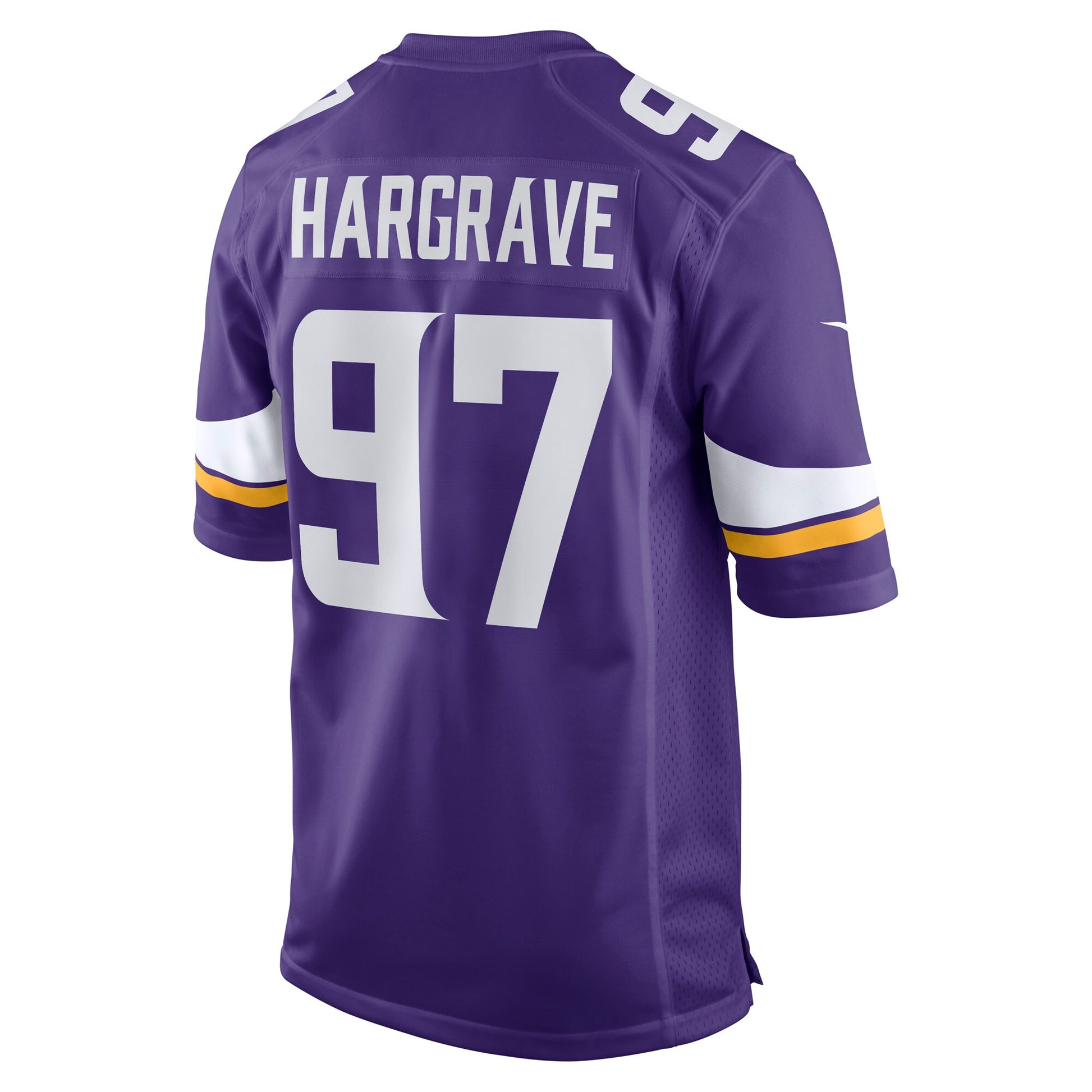 Javon Hargrave Minnesota Vikings Nike Team Game Jersey -  Purple