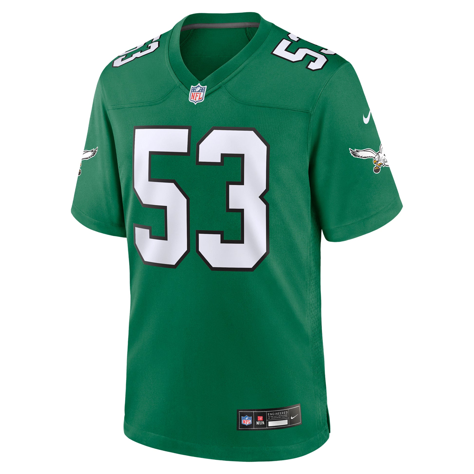 Zack Baun Philadelphia Eagles Nike Alternate Game Jersey -  Kelly Green