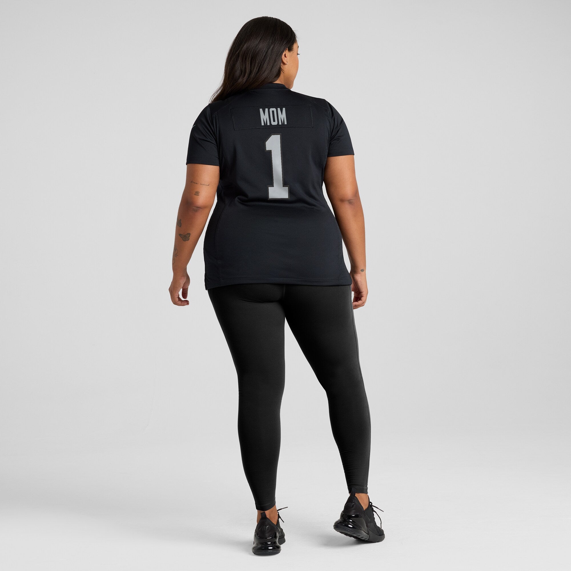 Number 1 Mom Las Vegas Raiders Nike Women's Game Jersey - Black