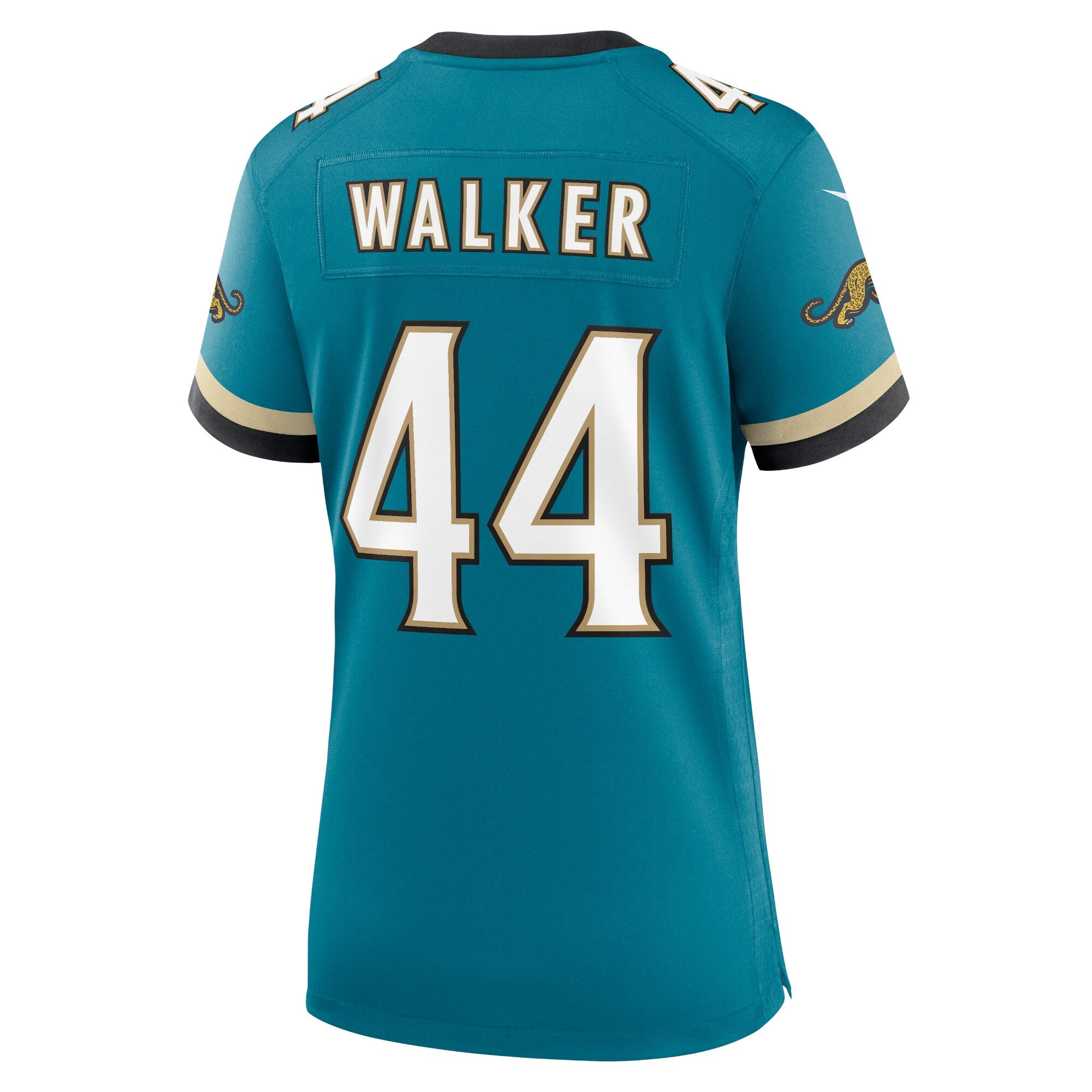 Travon Walker Jacksonville Jaguars Nike Women's Prowler Throwback Game Jersey - Teal