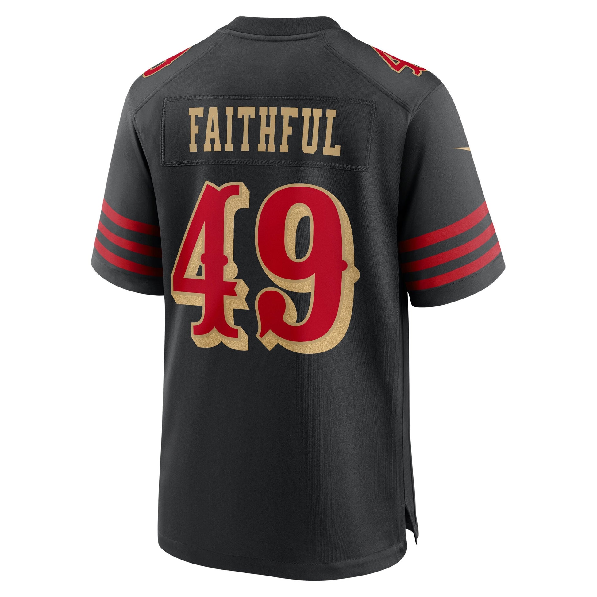 The Faithful San Francisco 49ers Nike 2025 Rivalries Collection Game Jersey - Black