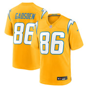 Oronde Gadsden Los Angeles Chargers Nike Alternate Charger Power Game Jersey -  Gold