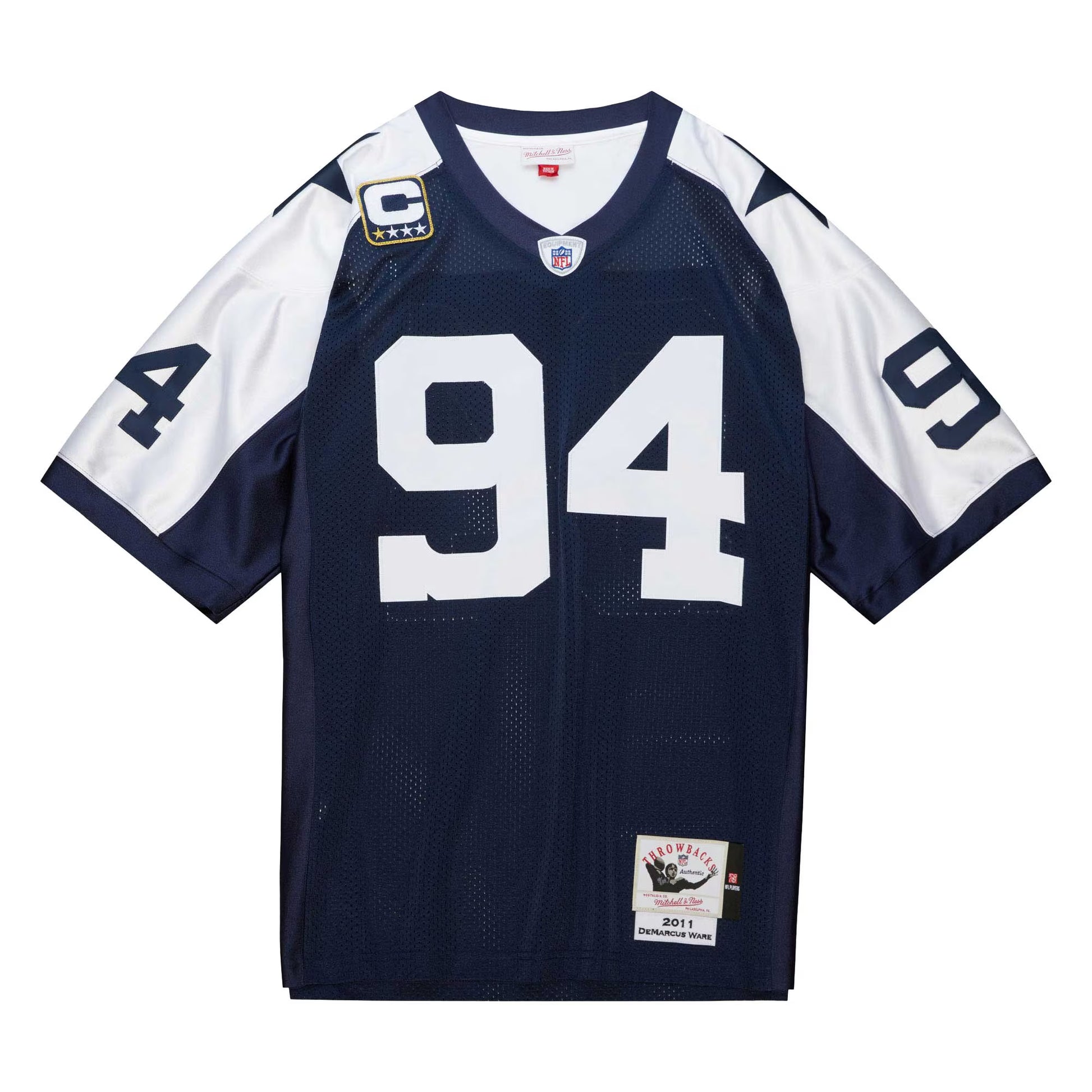 DeMarcus Ware Dallas Cowboys Mitchell &amp; Ness 2011 Authentic Throwback Retired Player Jersey - Navy