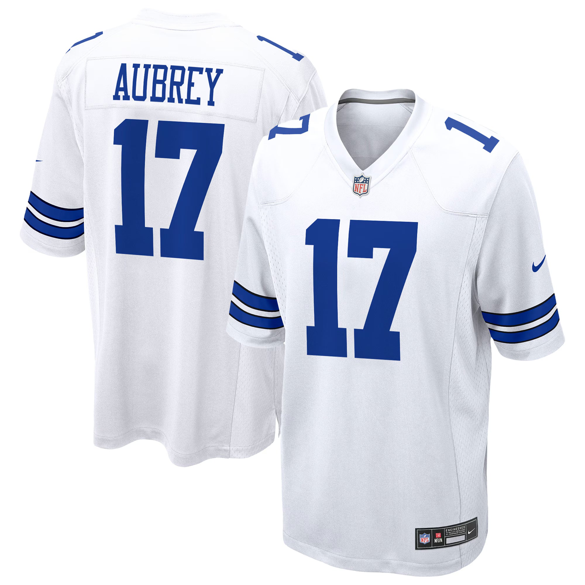 Brandon Aubrey Dallas Cowboys Nike Game Jersey - White