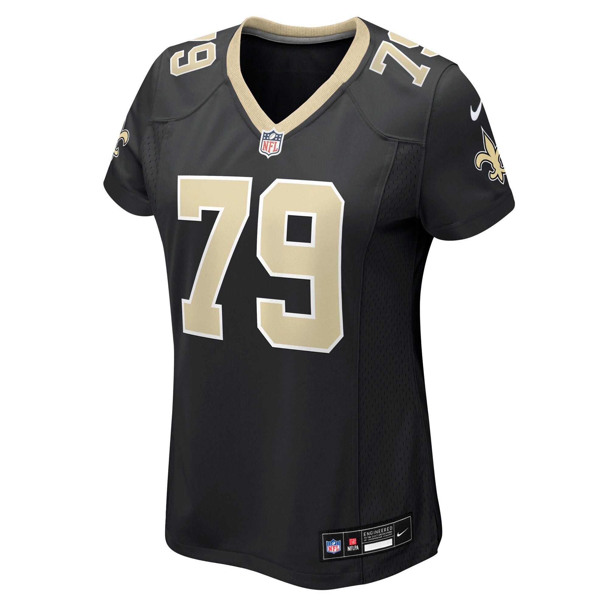 Luke Fortner New Orleans Saints Nike Women's Team Game Jersey -  Black