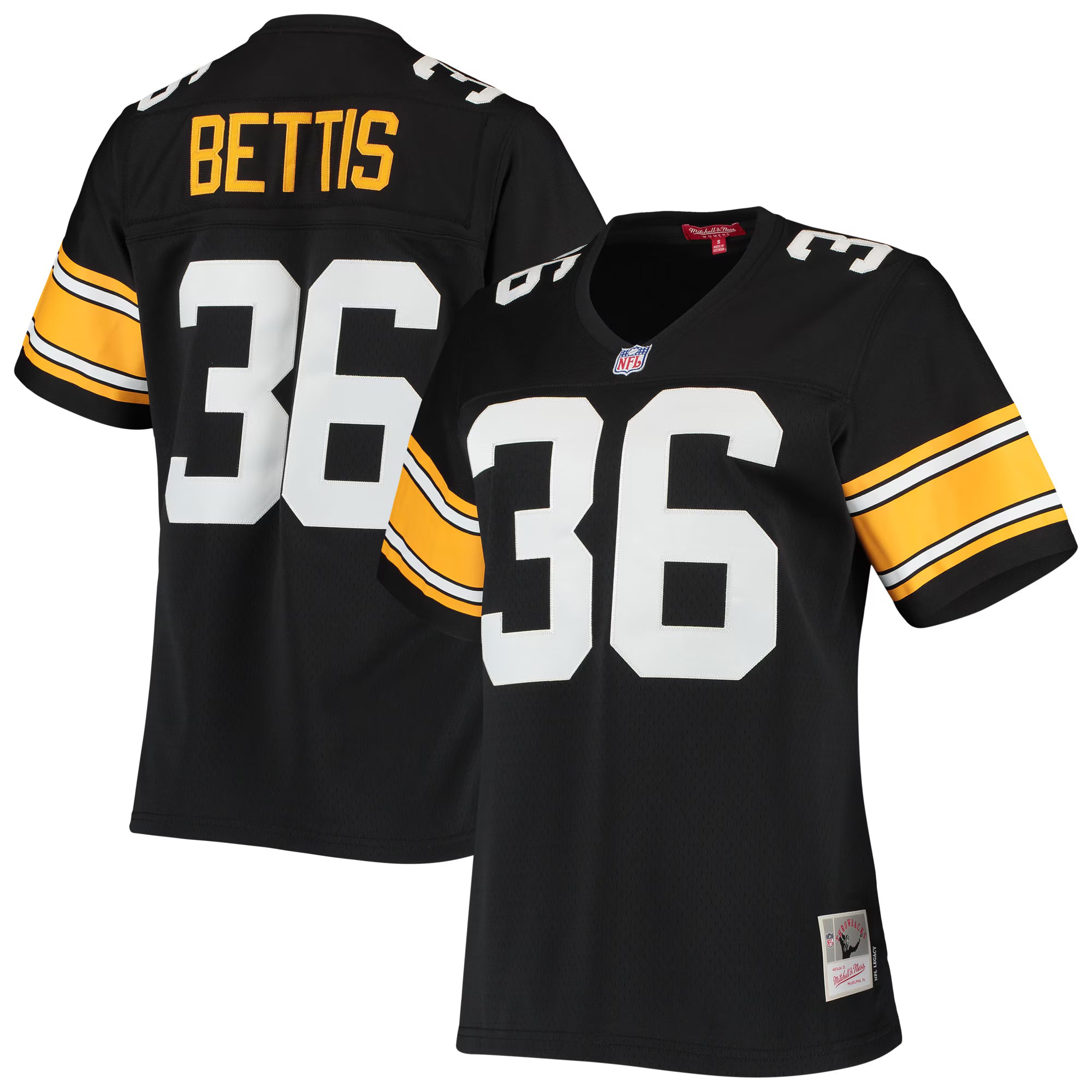 Jerome Bettis Pittsburgh Steelers Mitchell &amp; Ness Women's 1996 Legacy Replica Jersey - Black