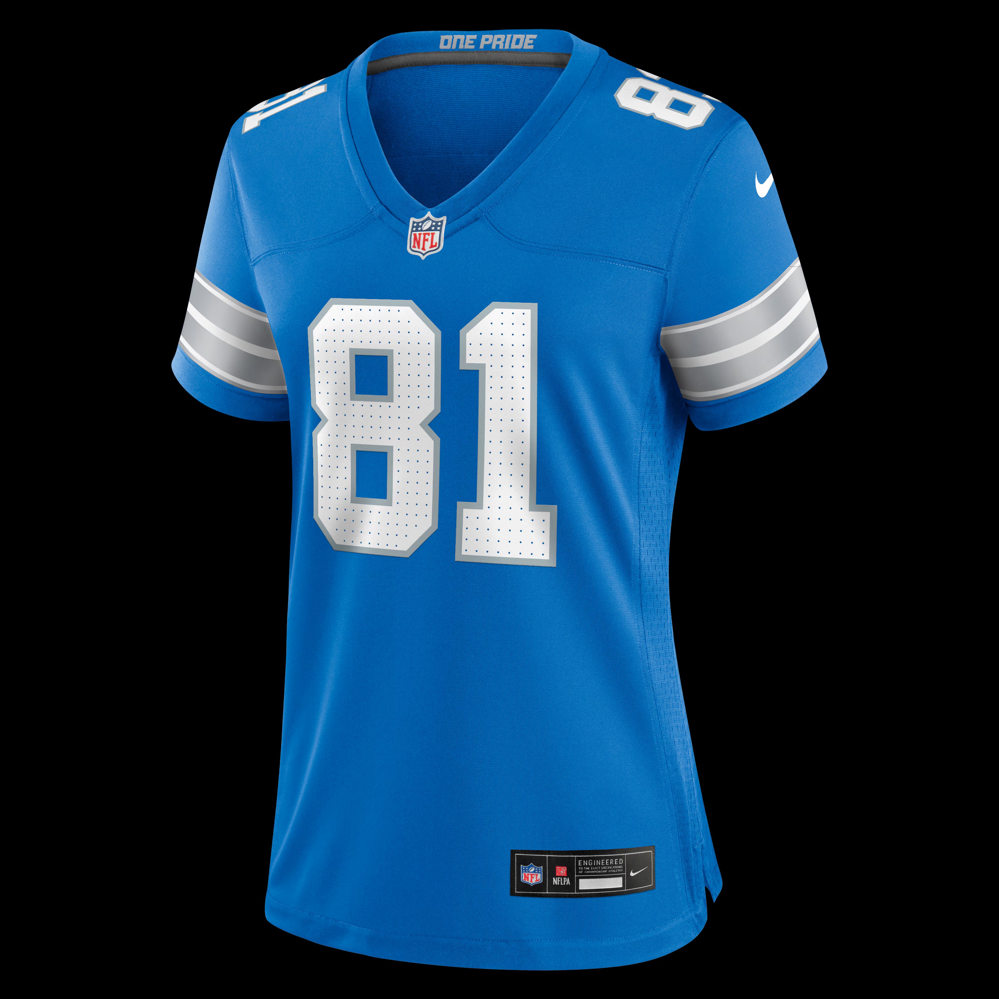 Calvin Johnson Detroit Lions Nike Women's Team Retired Game Jersey -  Blue