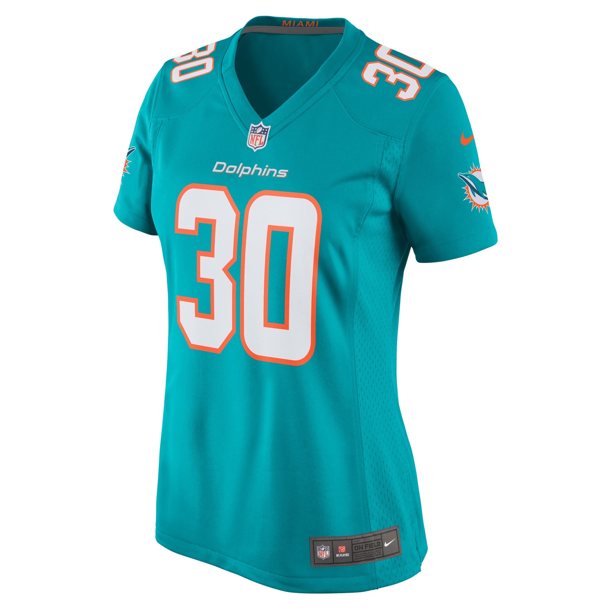 Alec Ingold Miami Dolphins Nike Women's Game Player Jersey - Aqua