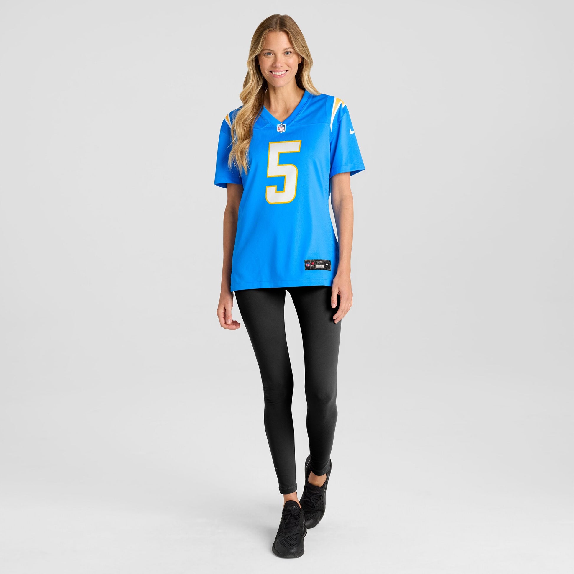 Trey Lance Los Angeles Chargers Nike Women's Team Game Jersey -  Powder Blue
