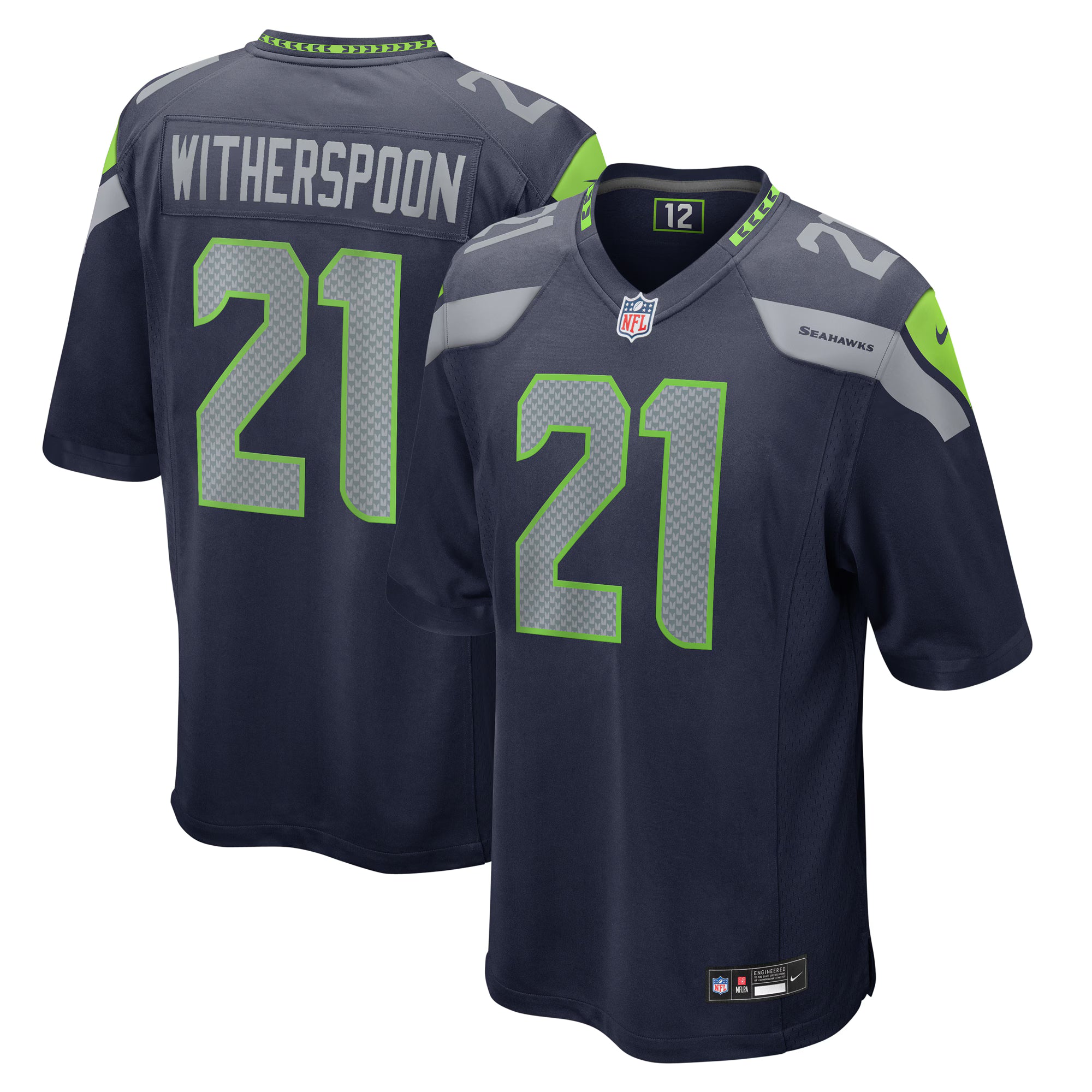 Devon Witherspoon Seattle Seahawks Nike  Game Jersey -  College Navy