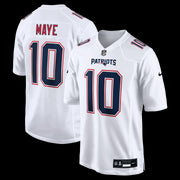 Drake Maye New England Patriots Nike Game Jersey - Tundra White