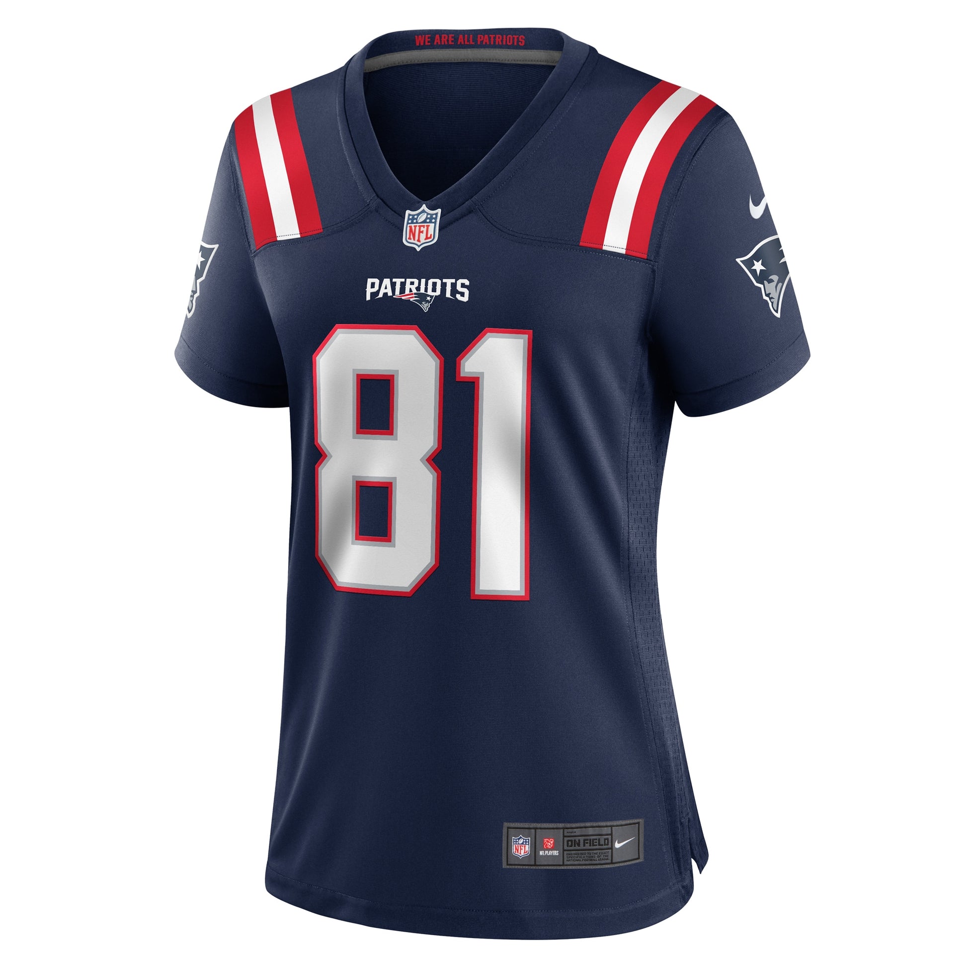 Austin Hooper New England Patriots Nike Women's Game Jersey - Navy