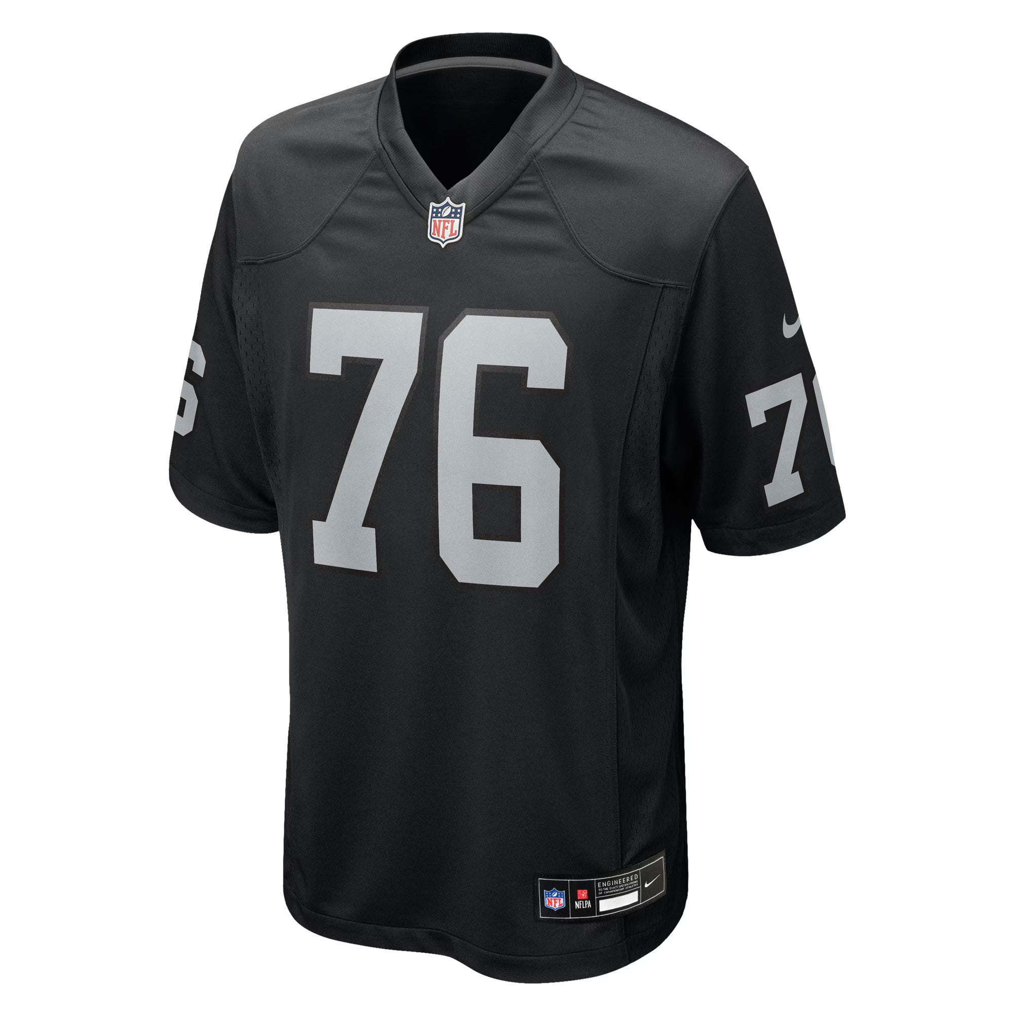 Caleb Rogers Las Vegas Raiders Nike Team Game Jersey -  Black