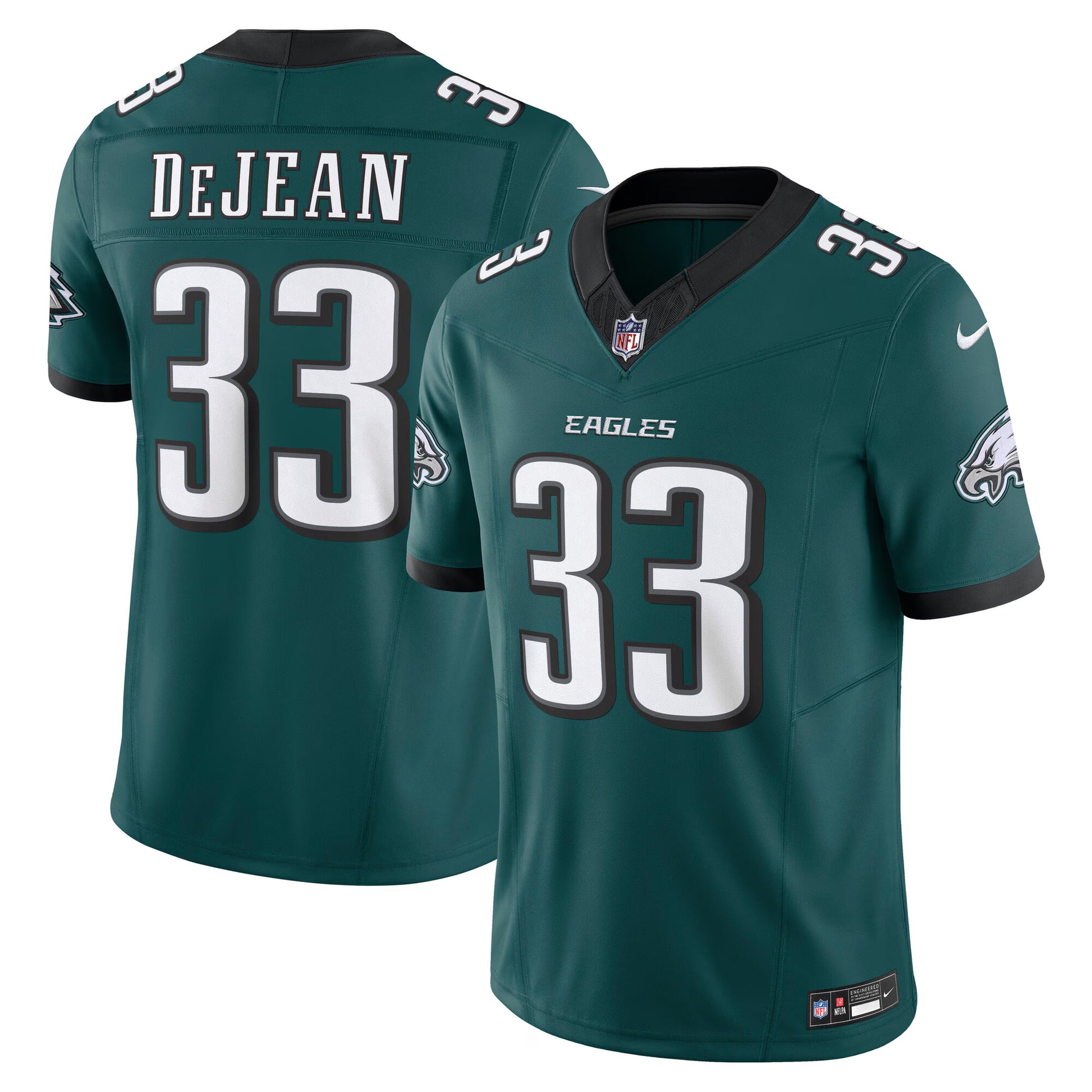 Cooper DeJean Philadelphia Eagles Nike Team Vapor F.U.S.E. Limited Jersey - Midnight Green