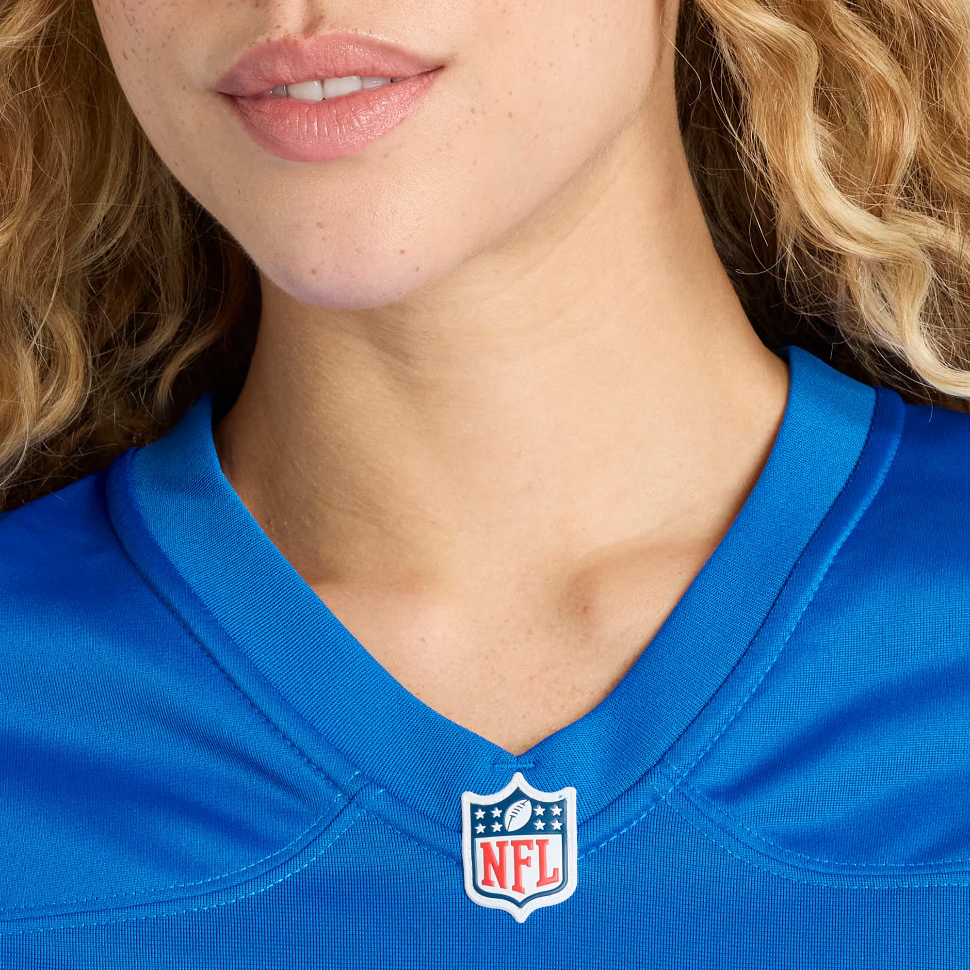 Amik Robertson Detroit Lions Nike Women's Team Game Jersey -  Blue