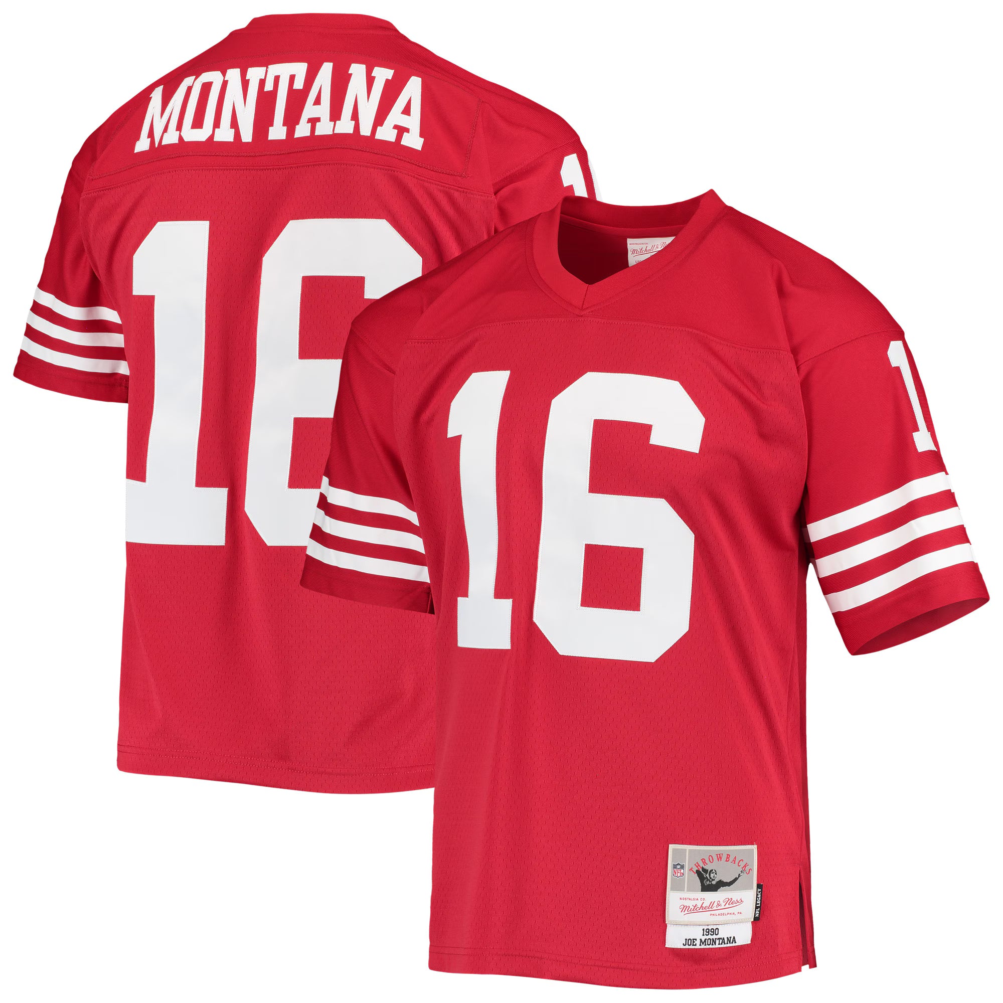 Joe Montana San Francisco 49ers Mitchell &amp; Ness Legacy Replica Jersey - Scarlet